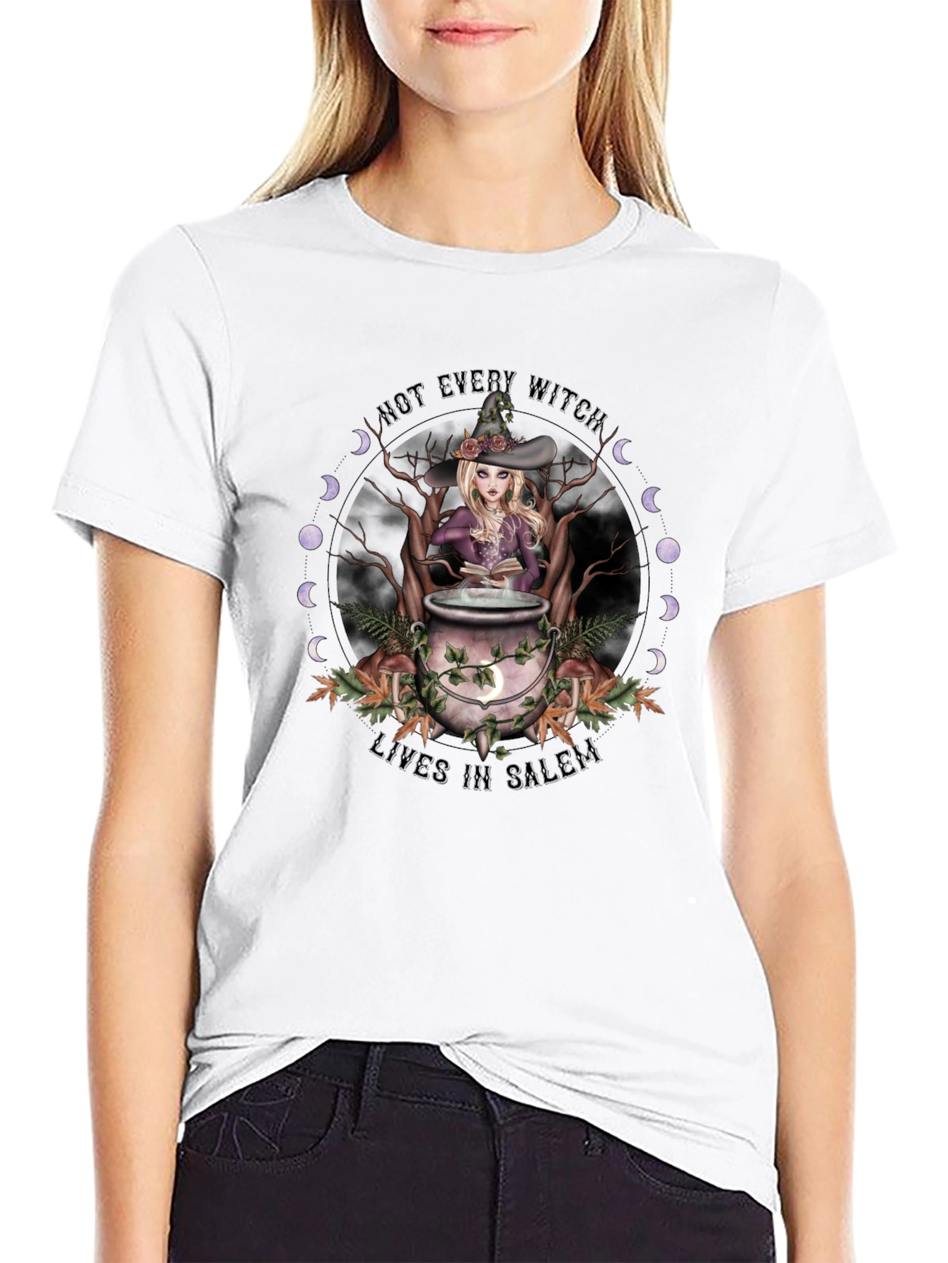 Witch Salem Cauldron T-Shirt