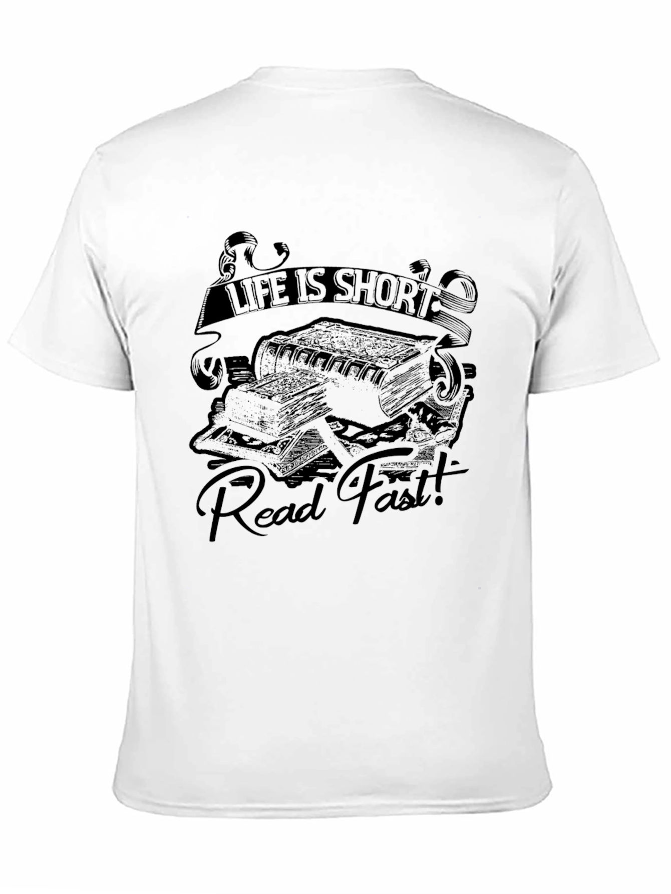 Life is Short Read Fast Graphic T-Shirt