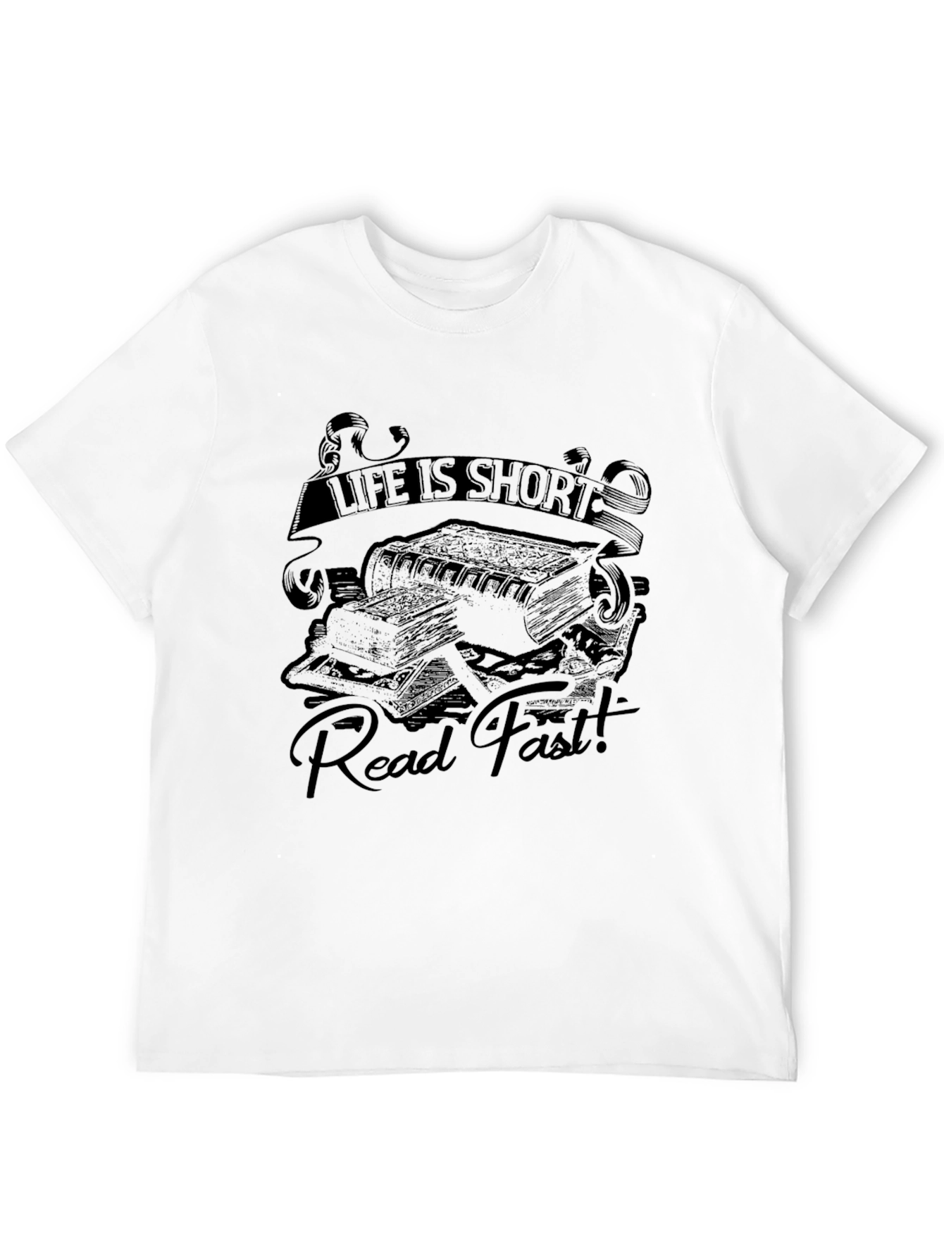 Life is Short Read Fast Graphic T-Shirt