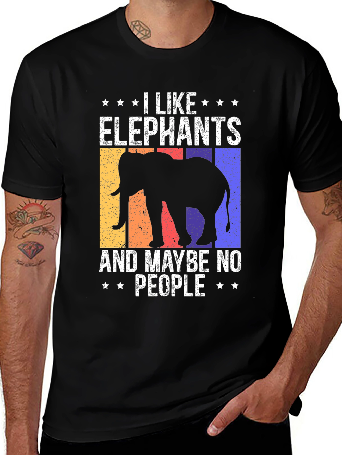 I Like Elephants Graphic Tee
