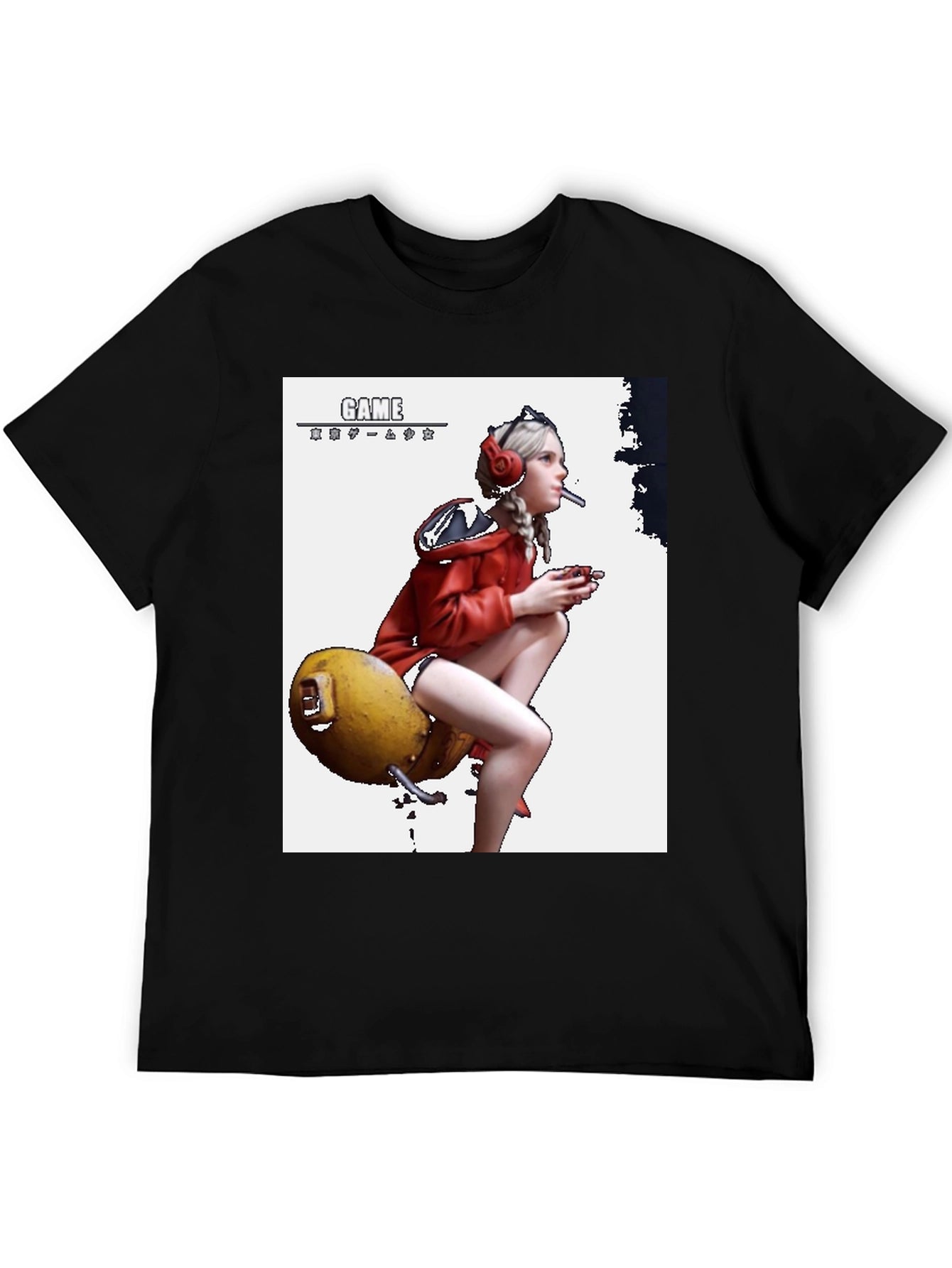 Gamer Girl Graphic Tee - Unique Design