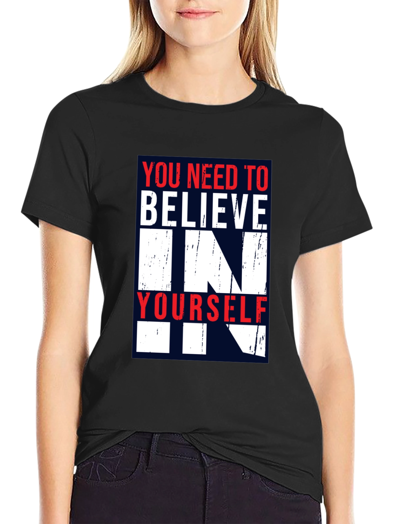 Believe in Yourself Graphic Tee - Inspirational Design