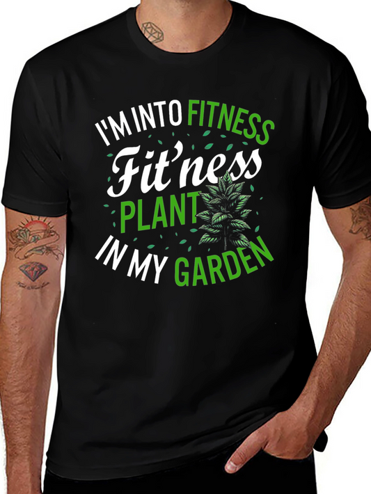 Fitness Plant Garden T-Shirt - Gardening Workout Tee
