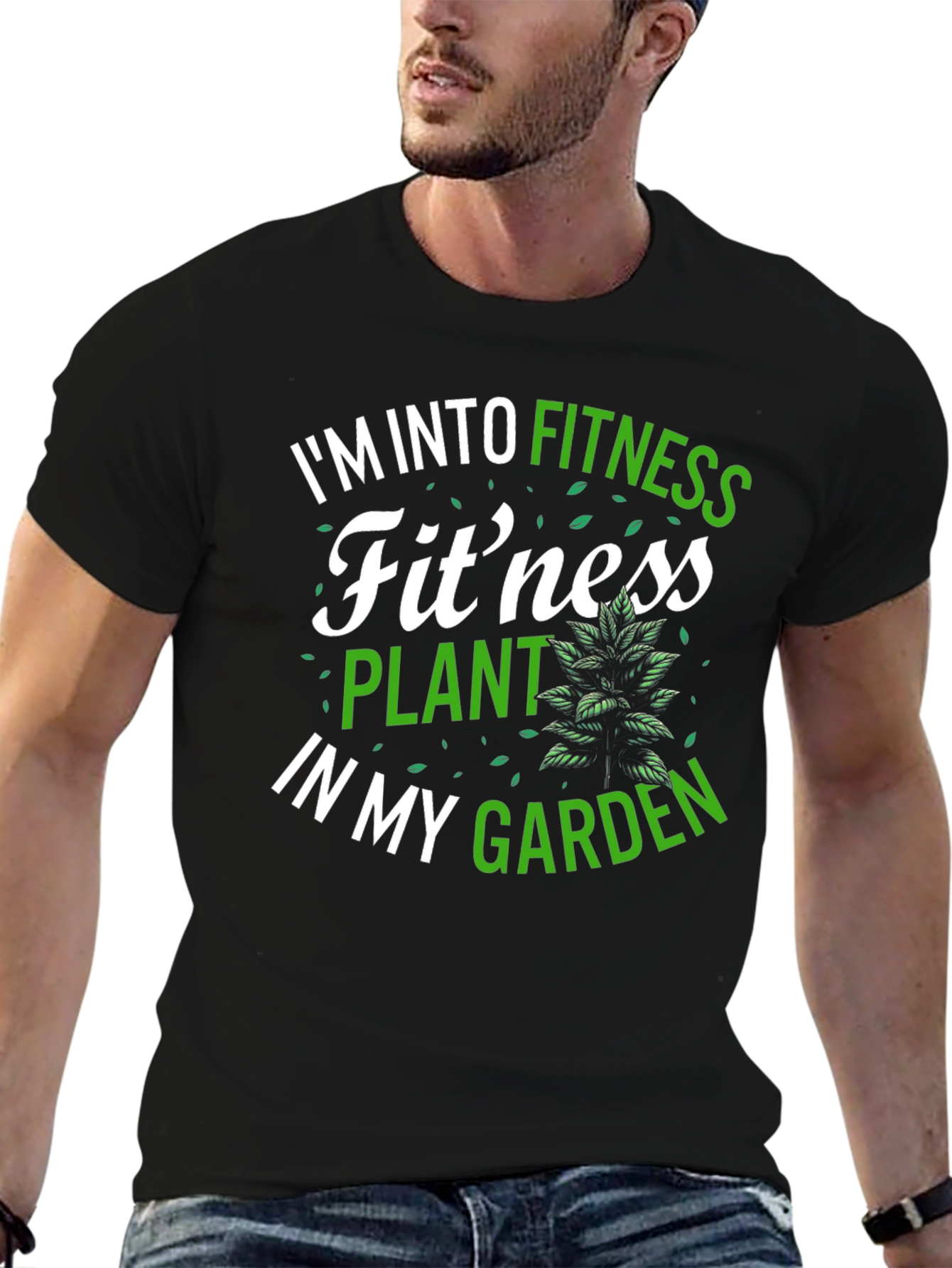 Fitness Plant Garden T-Shirt - Gardening Workout Tee