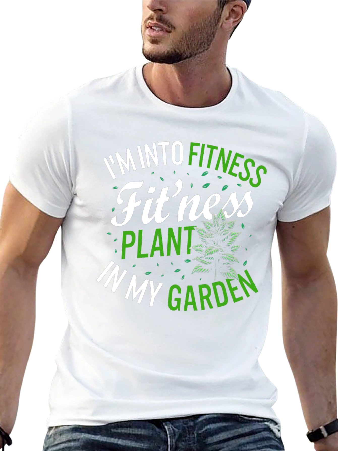 Fitness Plant Garden T-Shirt - Gardening Workout Tee