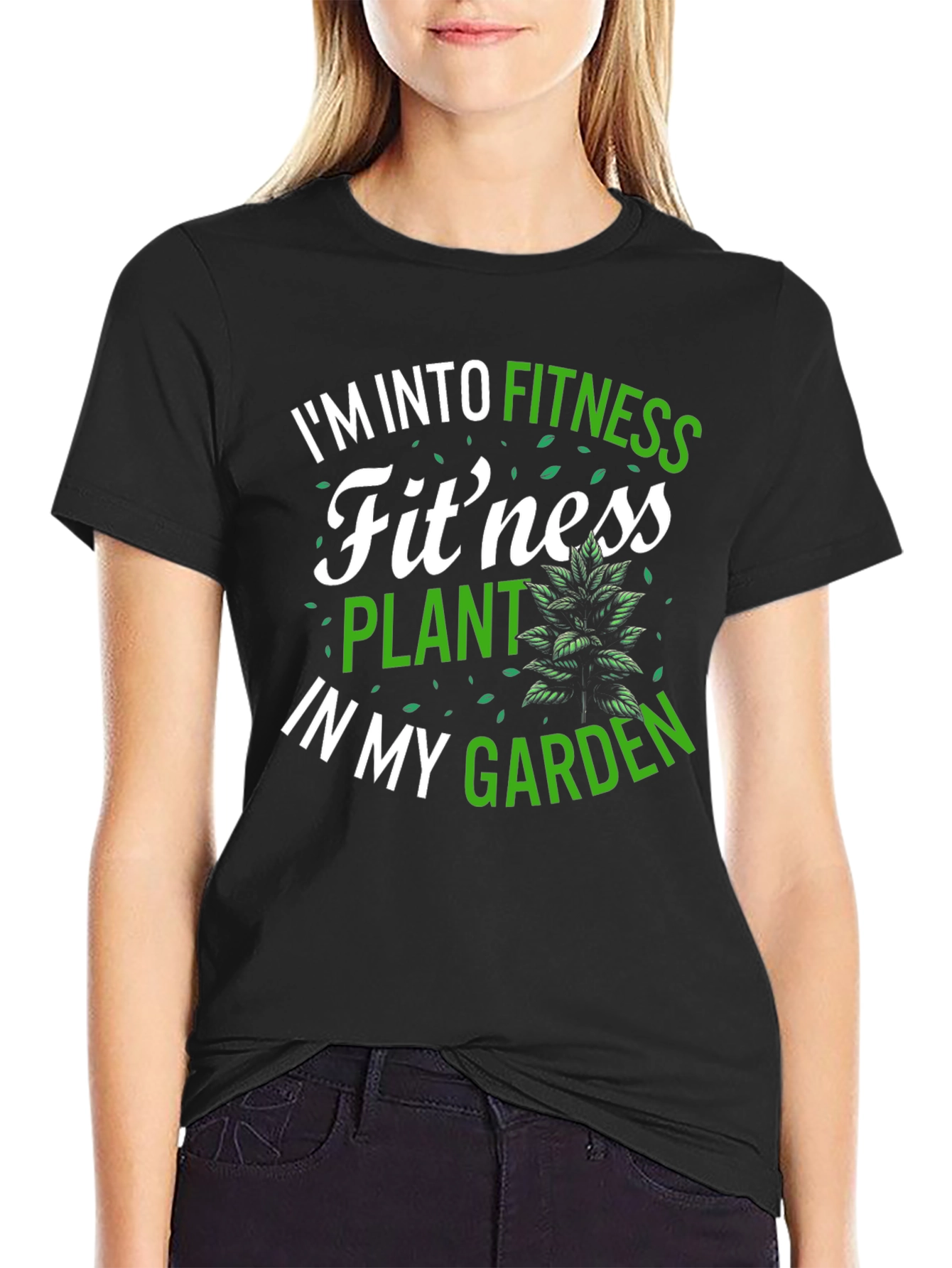 Fitness Plant Garden T-Shirt - Gardening Workout Tee