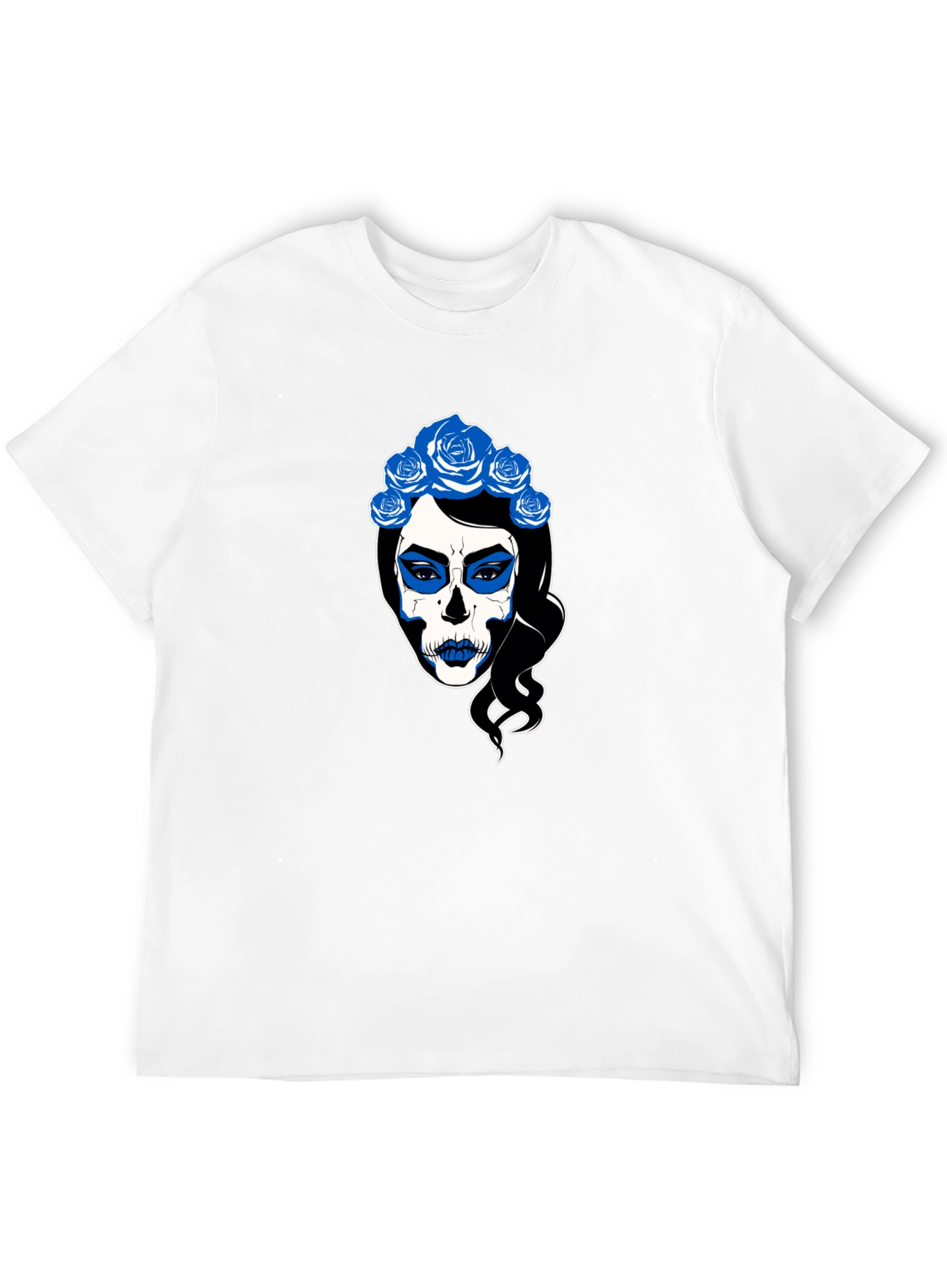 Sugar Skull Woman Black T-Shirt