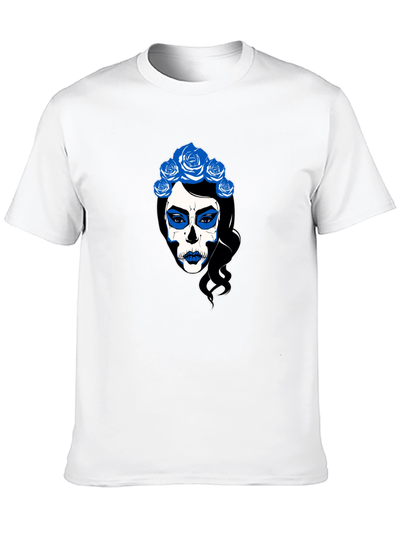 Sugar Skull Woman Black T-Shirt