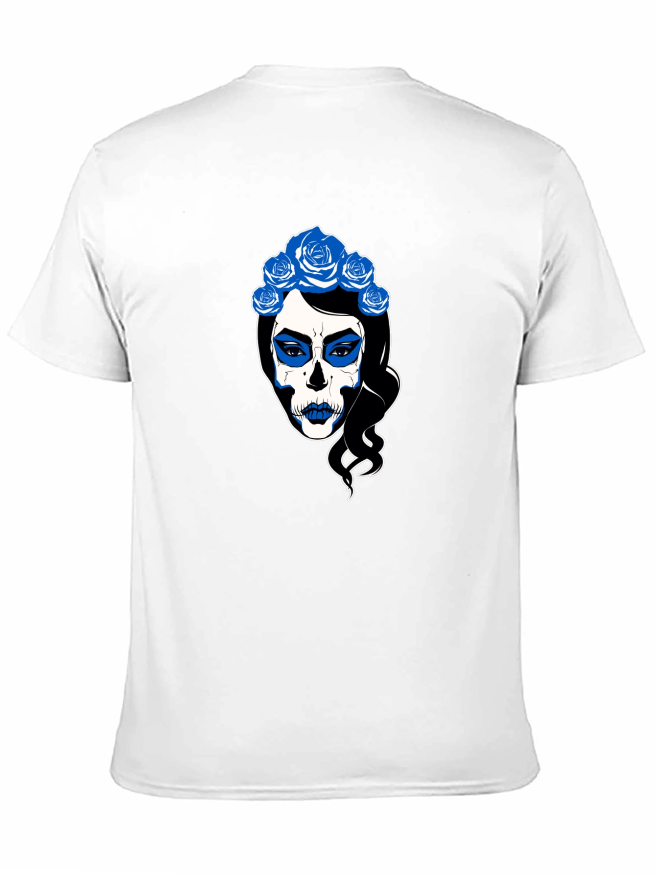 Sugar Skull Woman Black T-Shirt