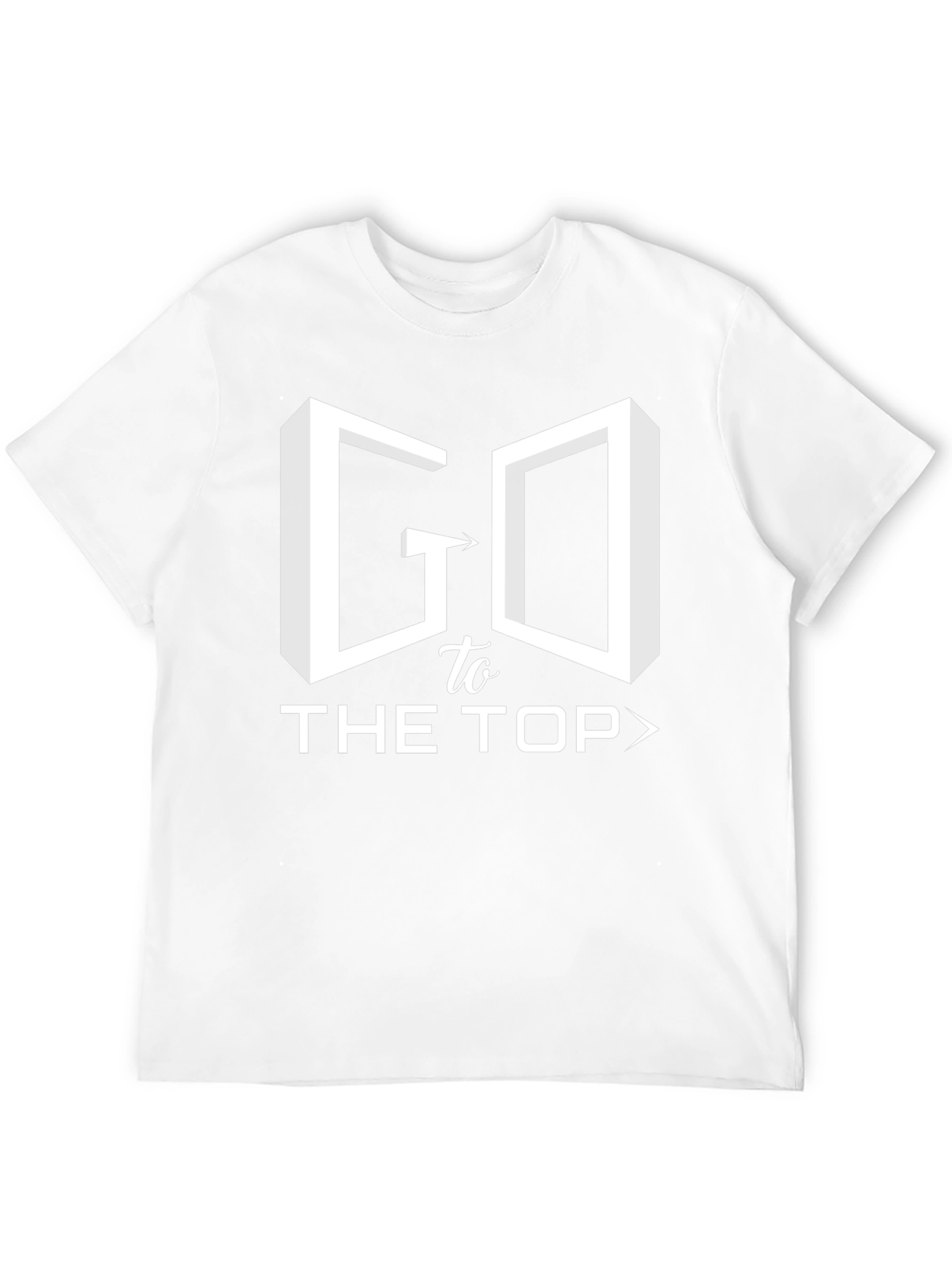 Go To The Top Black Graphic Tee