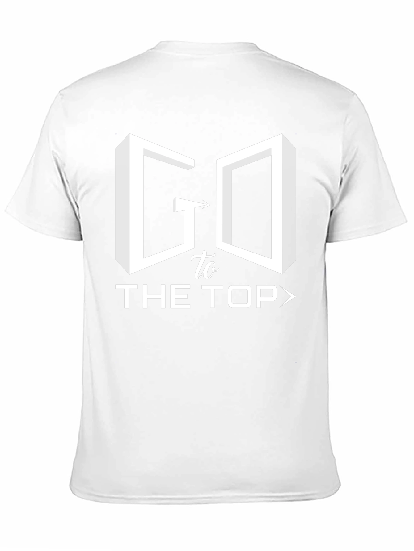 Go To The Top Black Graphic Tee