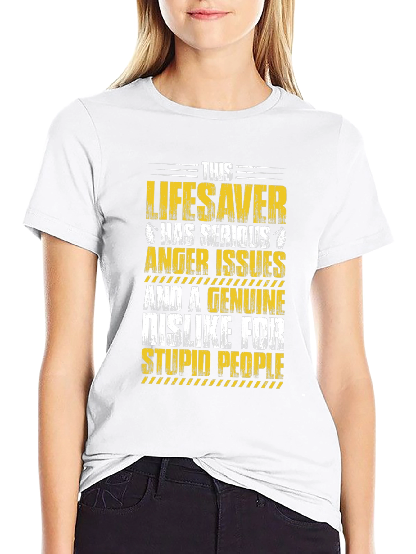 Lifesaver Anger Issues Graphic T-Shirt