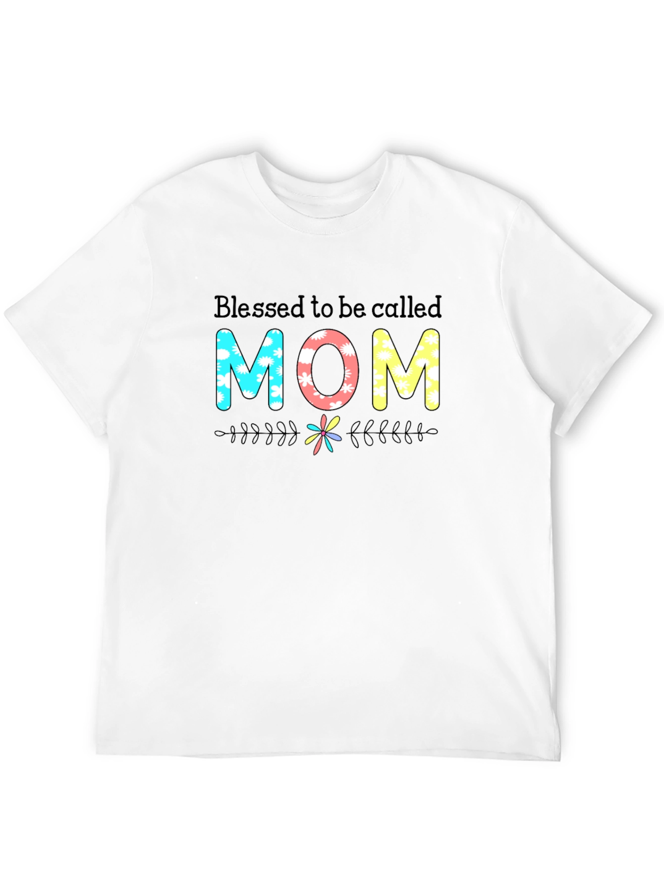 Blessed Mom Graphic Tee - Stylish Unisex Black T-Shirt