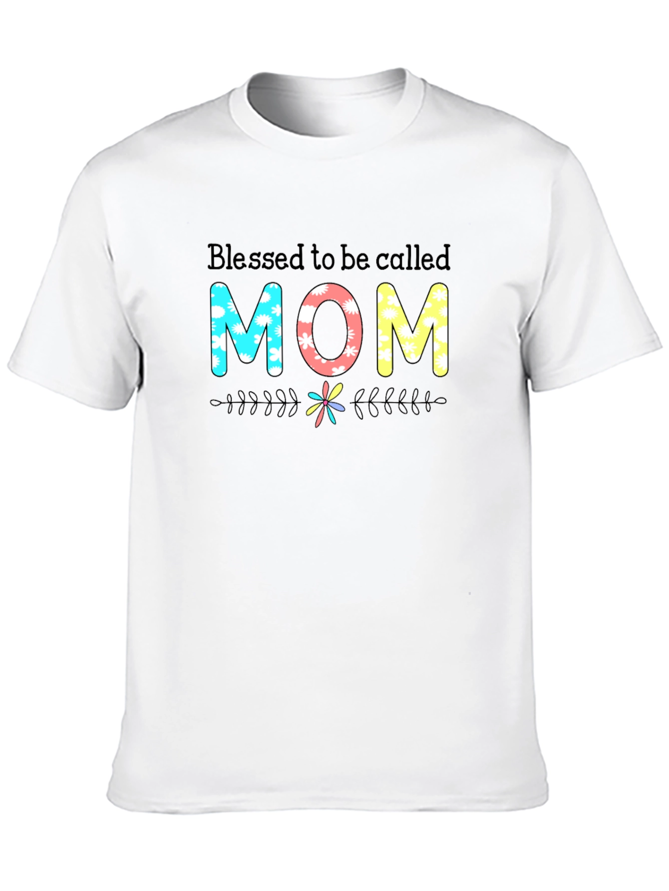 Blessed Mom Graphic Tee - Stylish Unisex Black T-Shirt