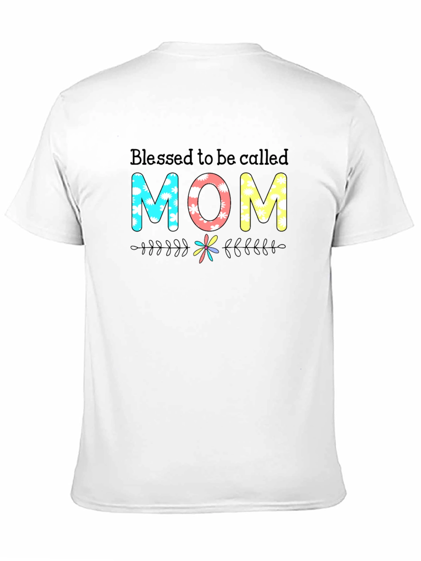 Blessed Mom Graphic Tee - Stylish Unisex Black T-Shirt