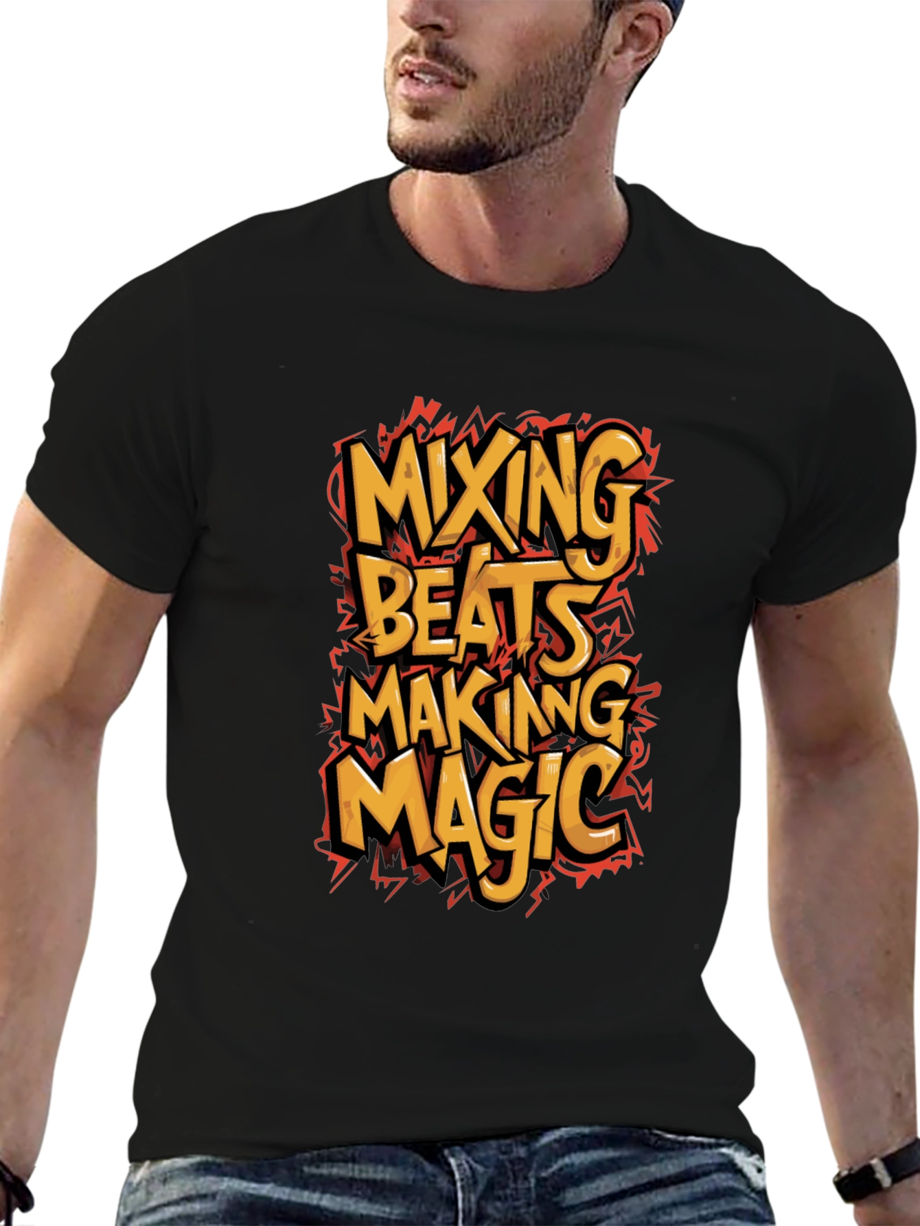 Mixing Beats Making Magic Graphic T-Shirt