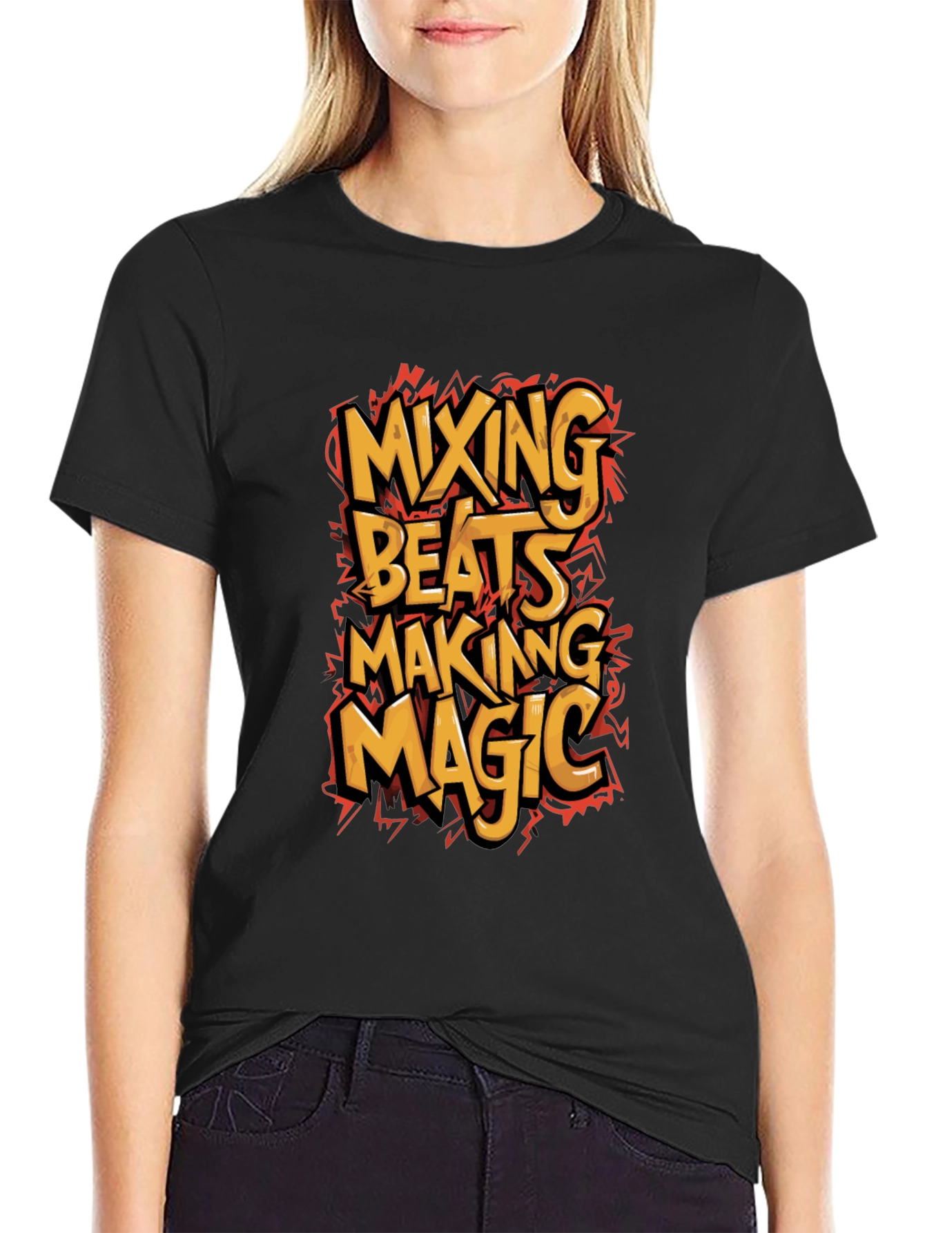 Mixing Beats Making Magic Graphic T-Shirt