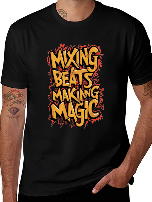 Mixing Beats Making Magic Graphic T-Shirt
