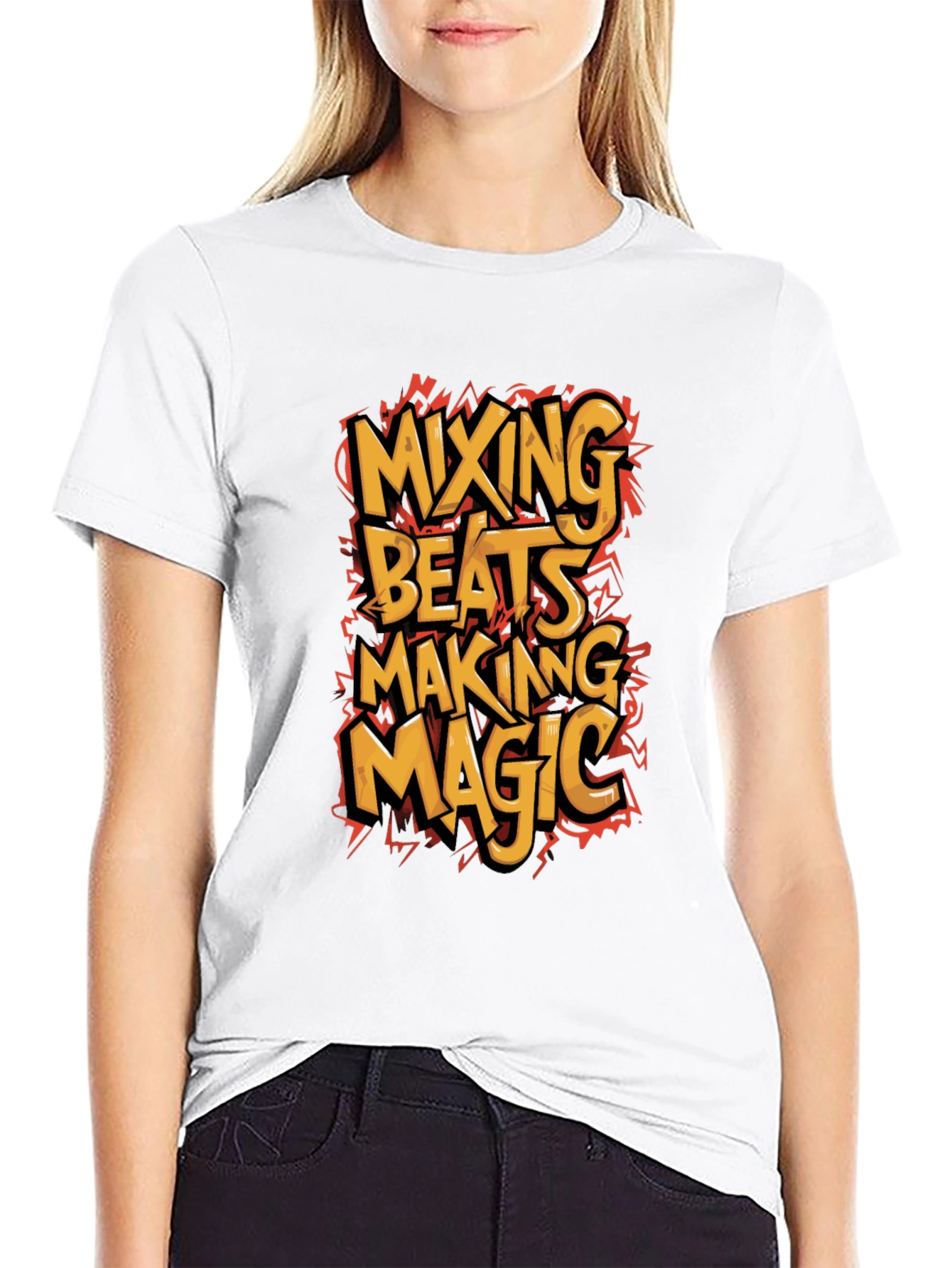 Mixing Beats Making Magic Graphic T-Shirt