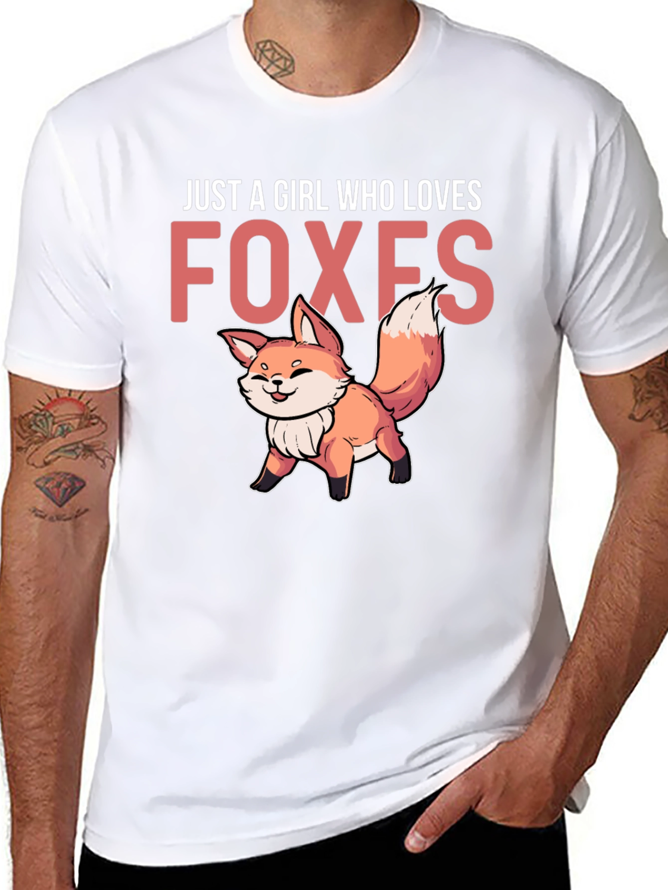 Just A Girl Who Loves Foxes T-Shirt