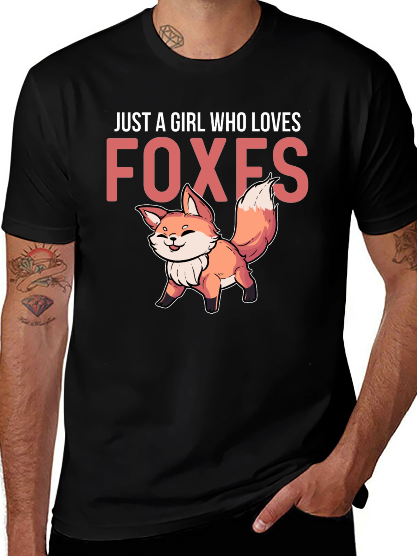 Just A Girl Who Loves Foxes T-Shirt
