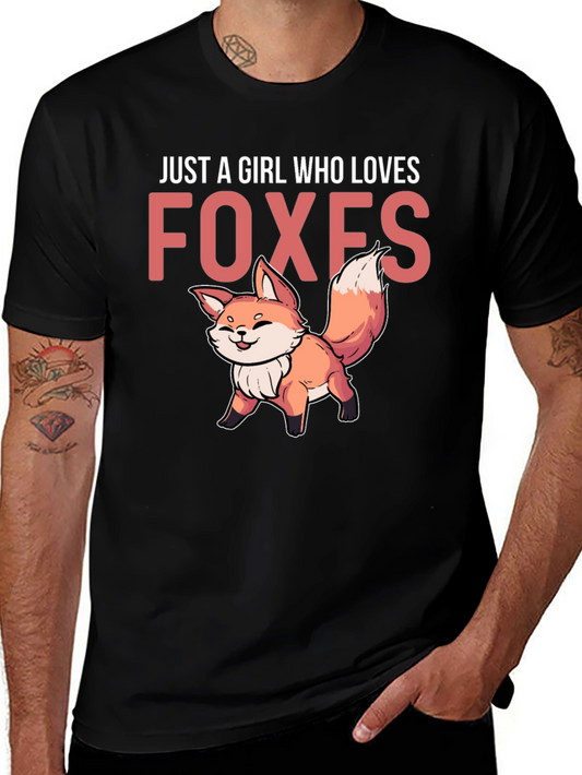 Just A Girl Who Loves Foxes T-Shirt