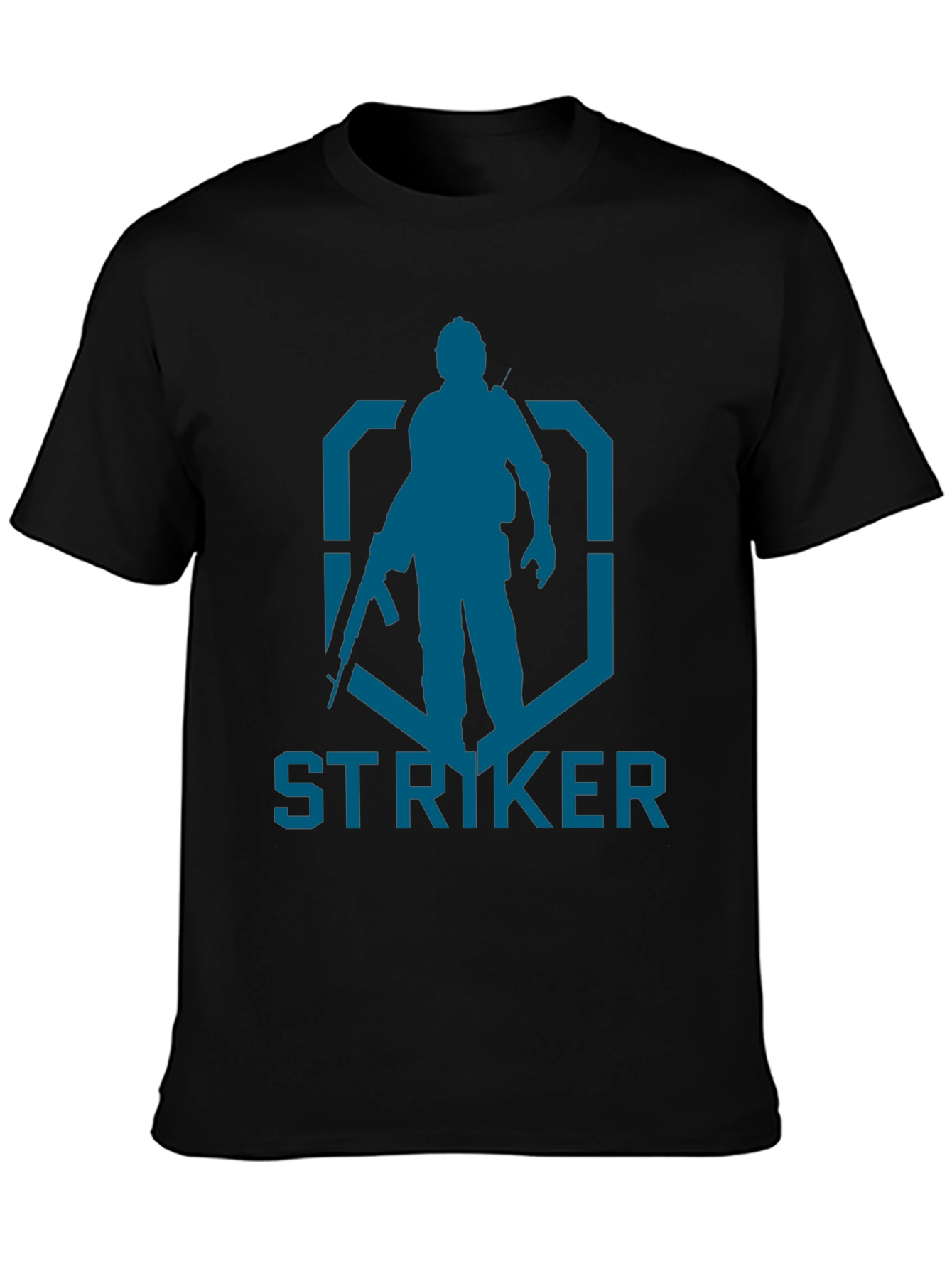 Striker Graphic Tee - Military Style Design