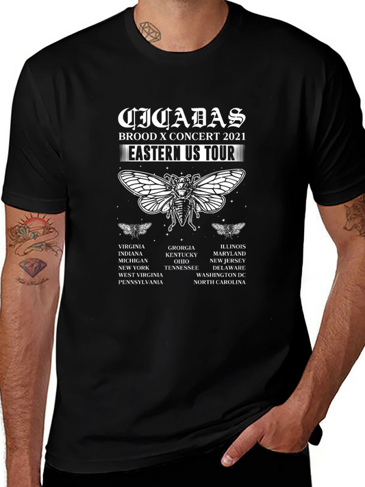 Cicadas Brood X Concert 2021 Tour T-Shirt