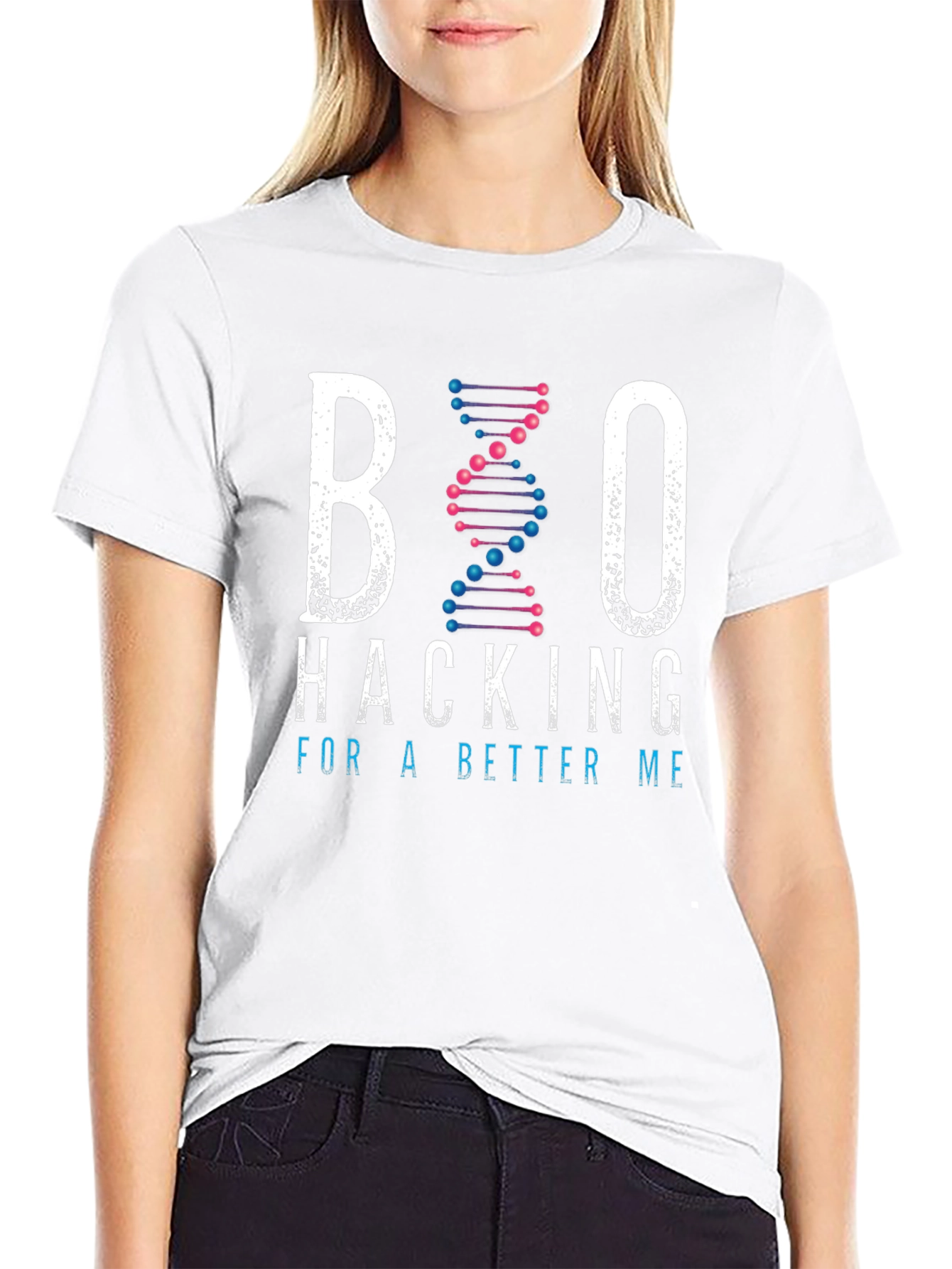 Biohacking T-Shirt: Hack For A Better Me Tee