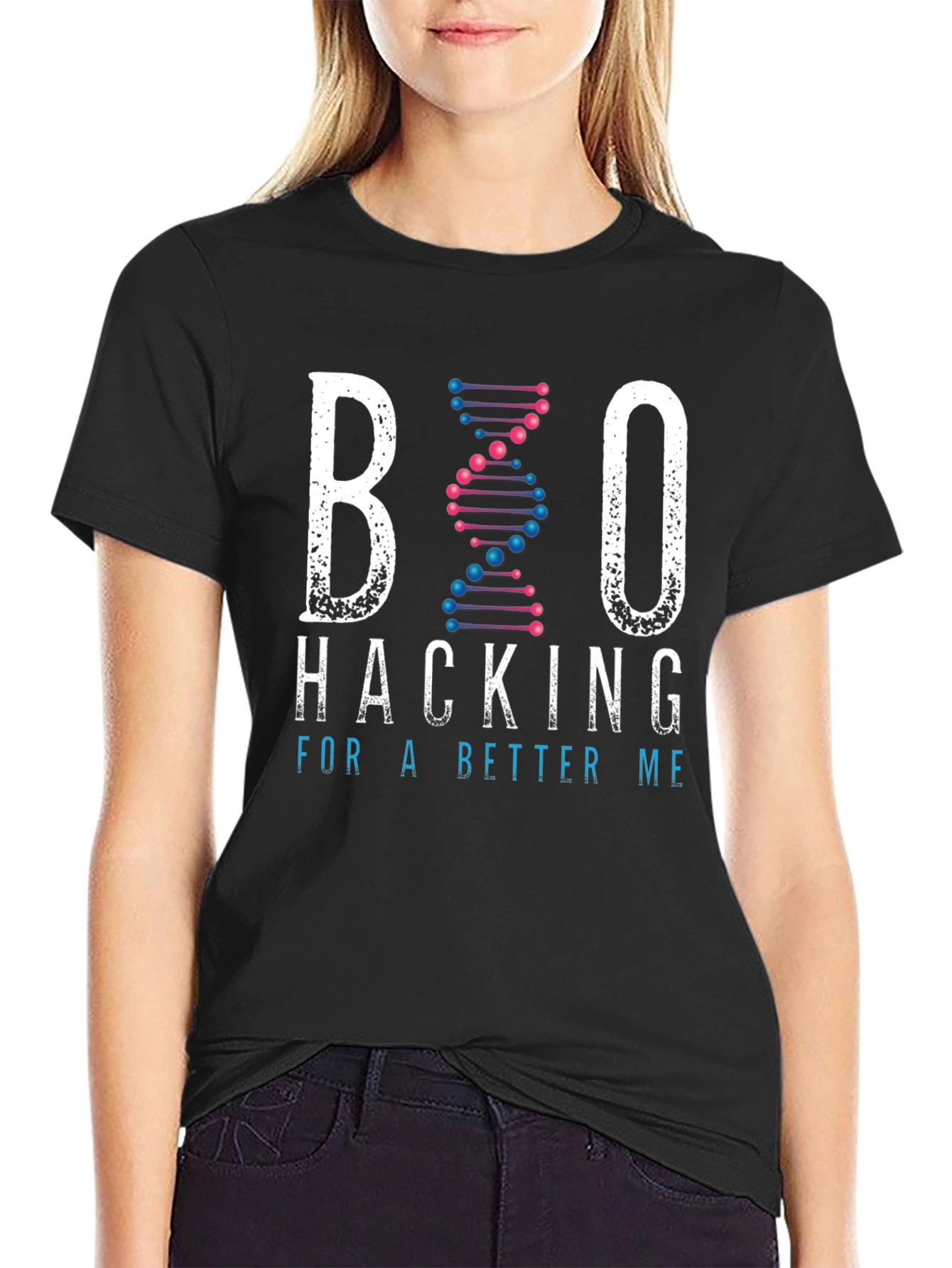 Biohacking T-Shirt: Hack For A Better Me Tee
