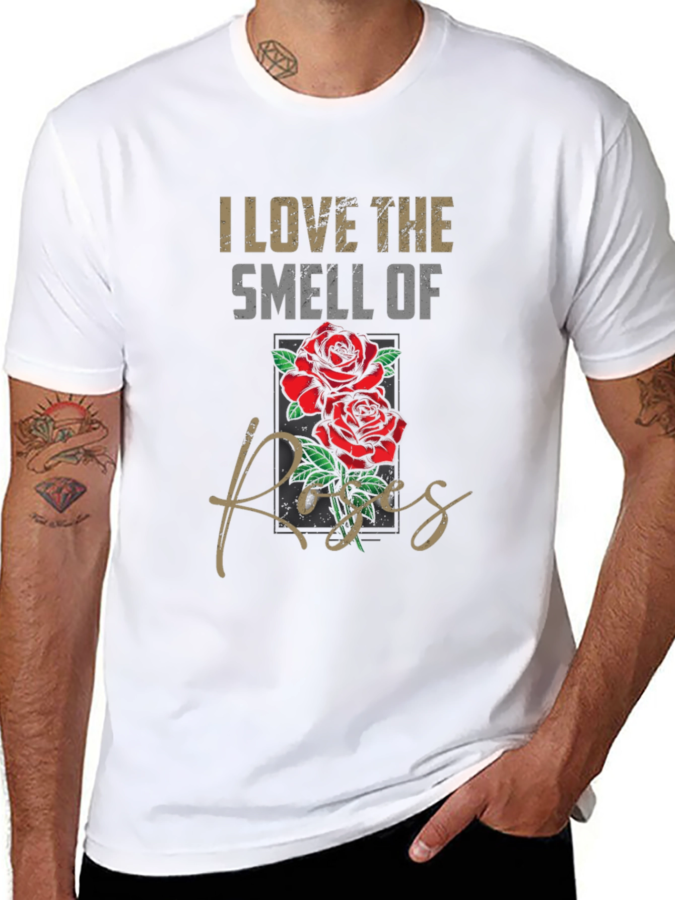 I Love The Smell of Roses Graphic T-Shirt