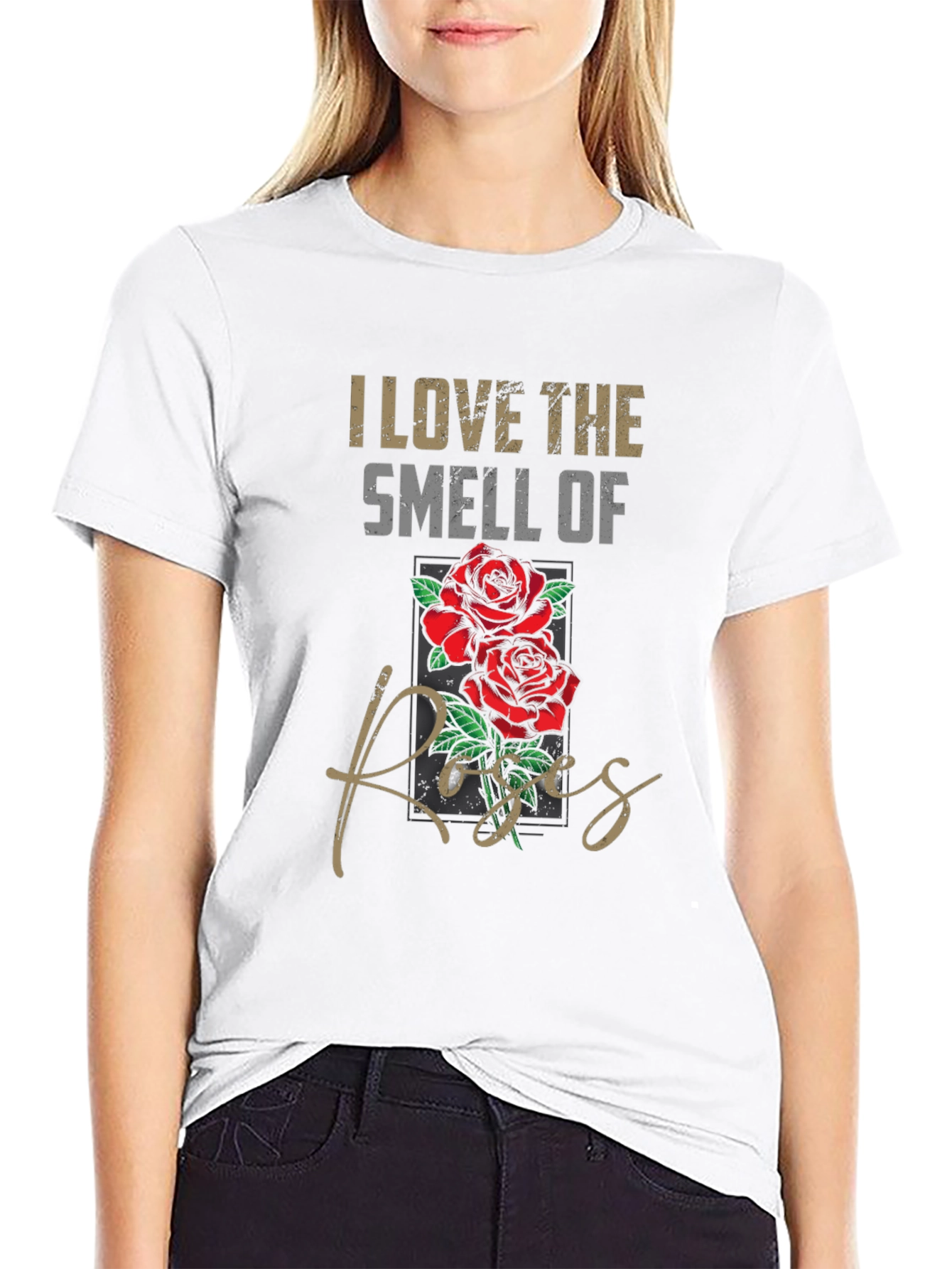 I Love The Smell of Roses Graphic T-Shirt