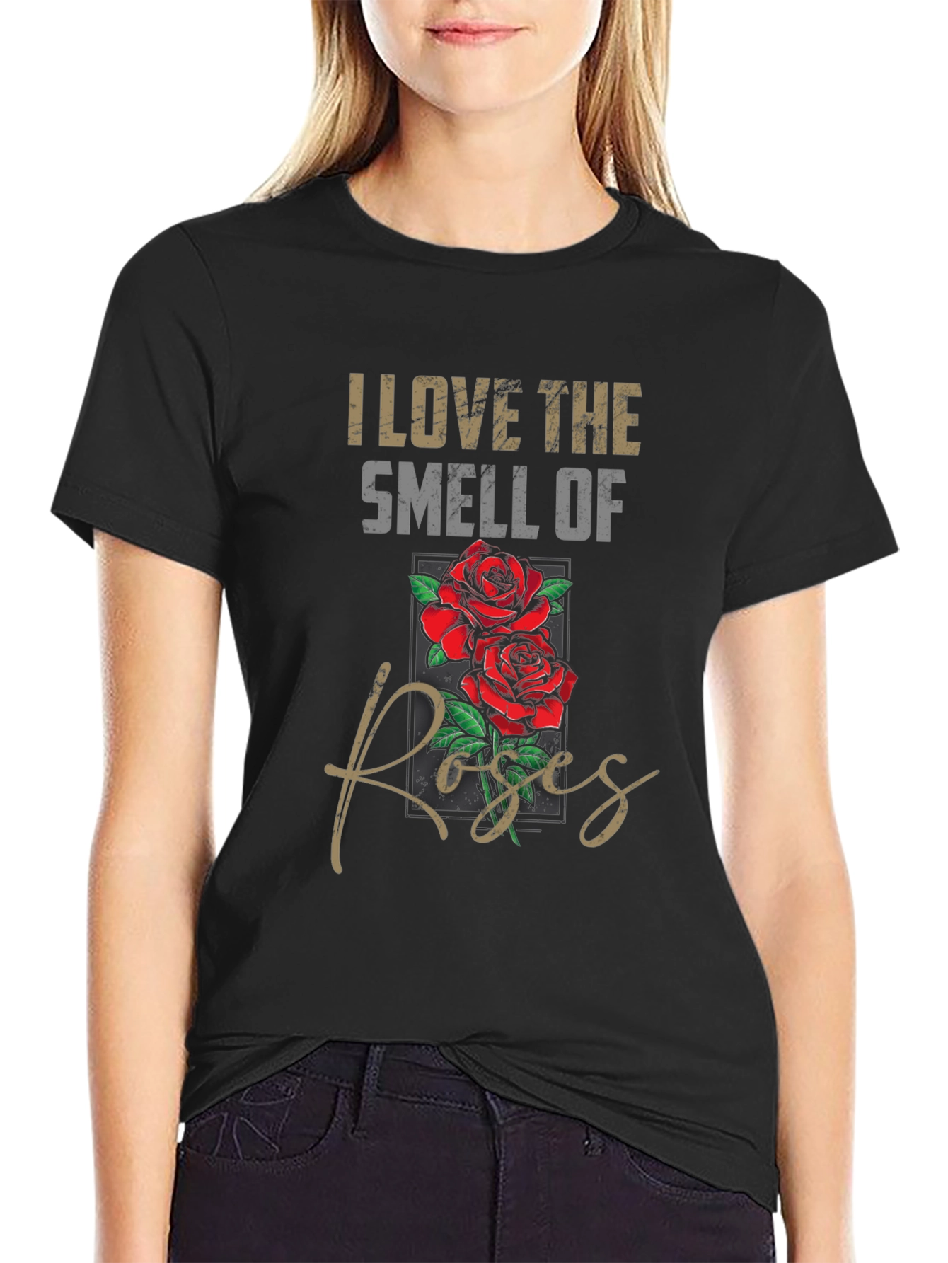 I Love The Smell of Roses Graphic T-Shirt