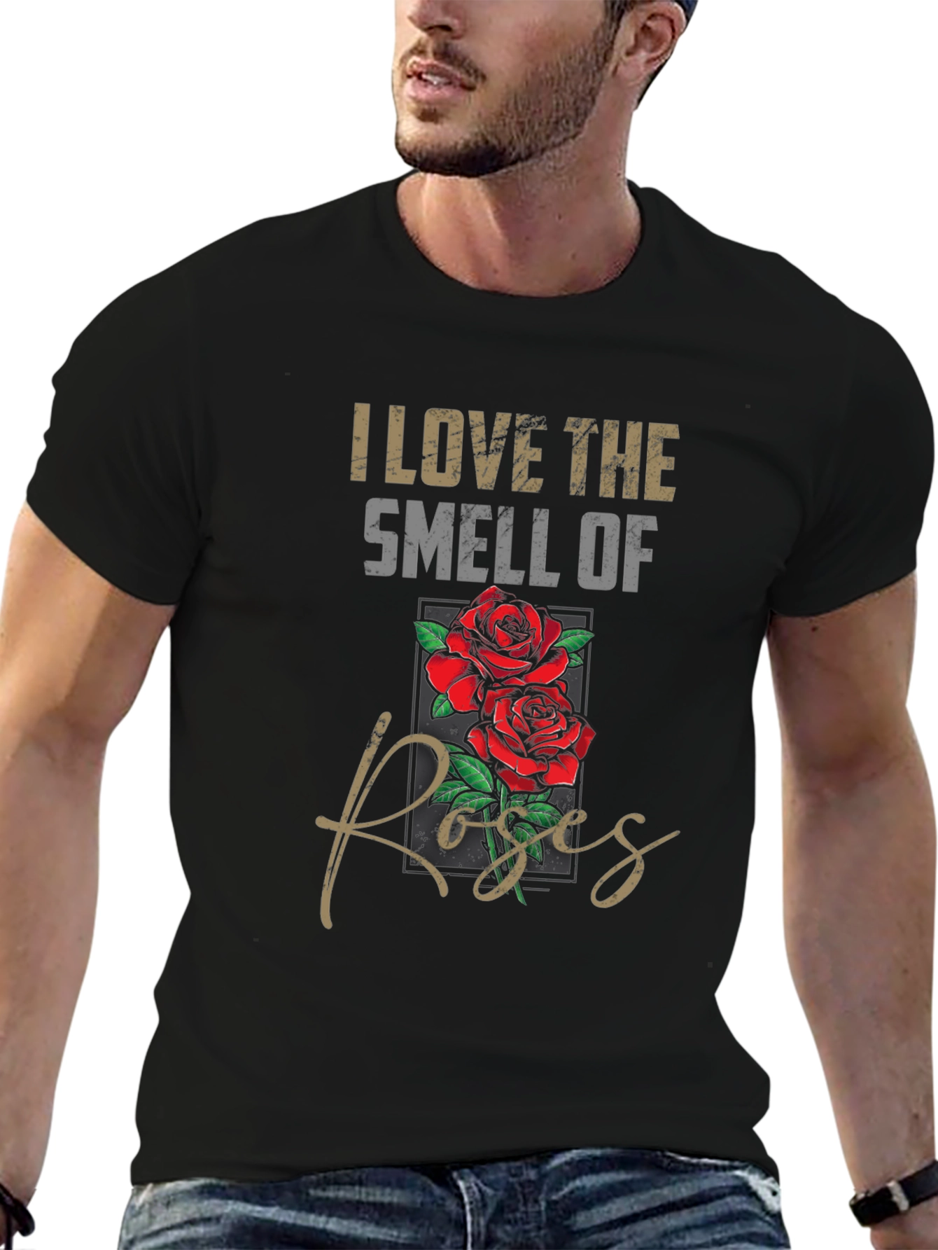 I Love The Smell of Roses Graphic T-Shirt