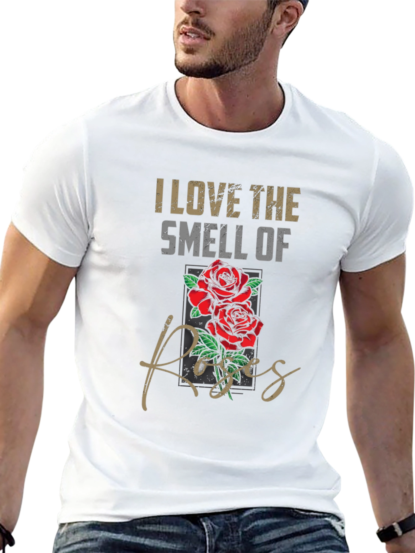 I Love The Smell of Roses Graphic T-Shirt