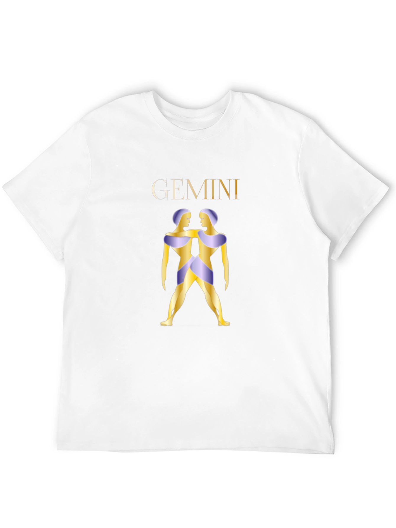 Gemini Zodiac Graphic Tee - Stylish Black T-Shirt