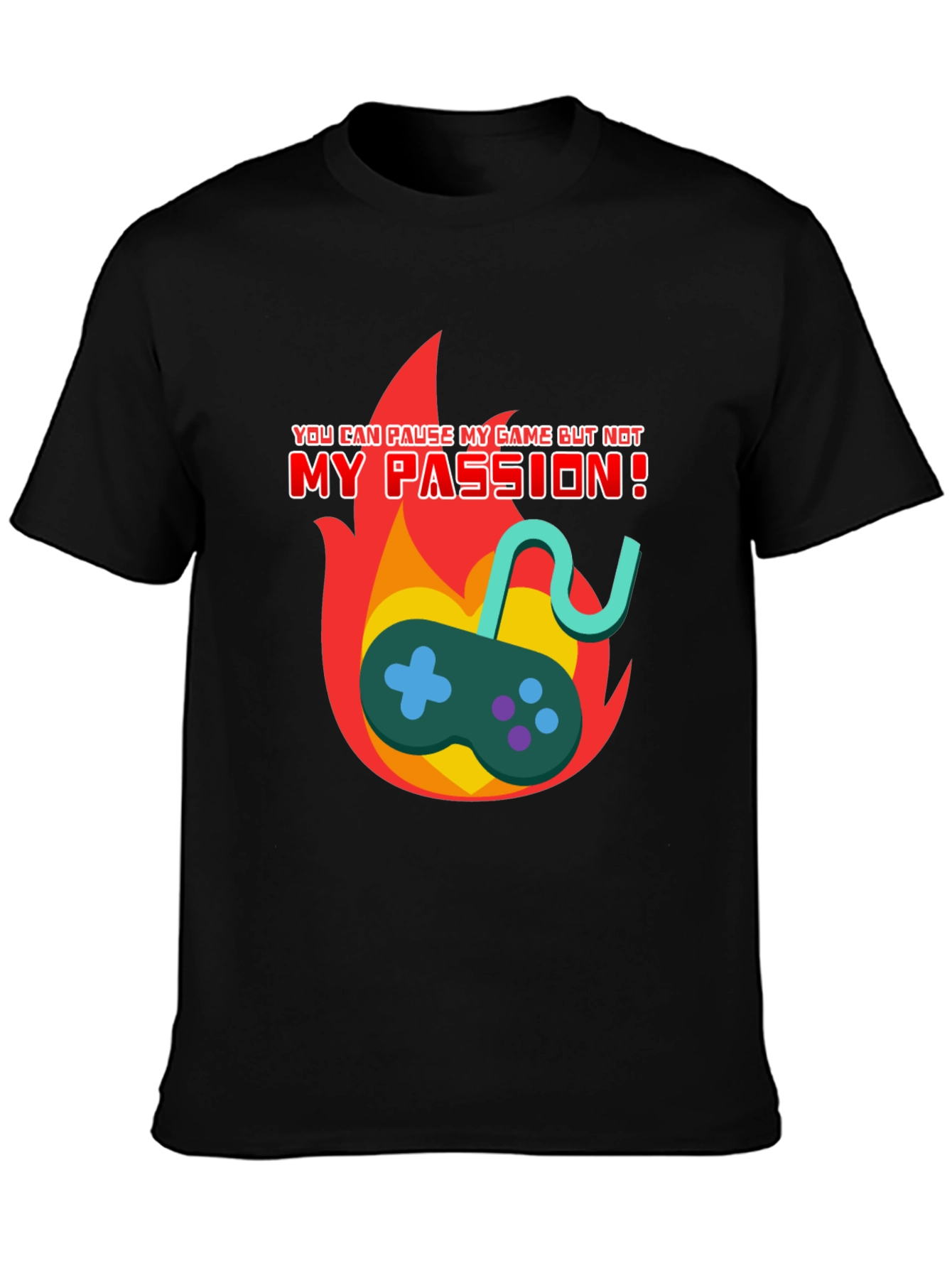Gaming Passion T-Shirt: Pause the Game Not the Drive!