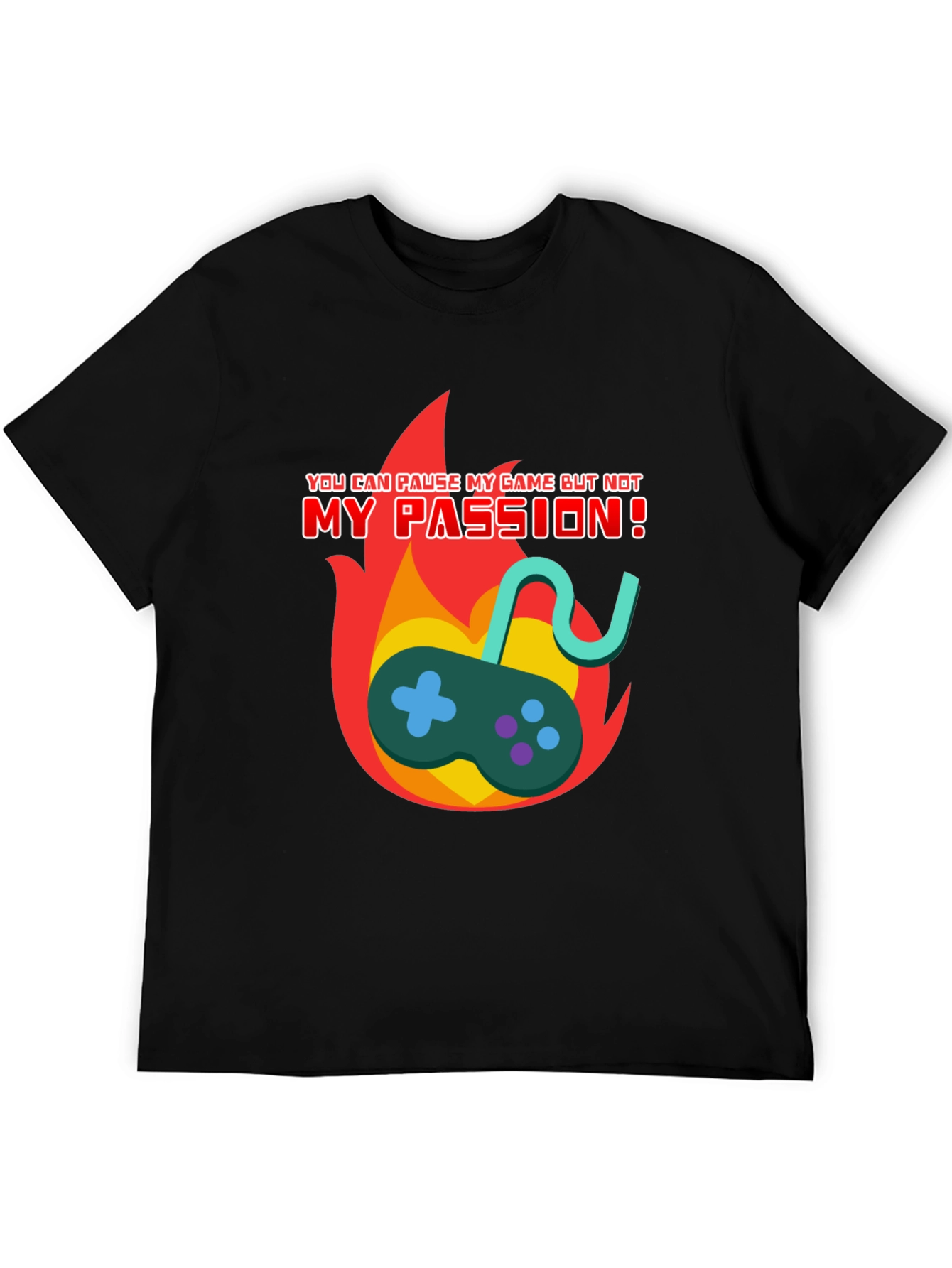 Gaming Passion T-Shirt: Pause the Game Not the Drive!