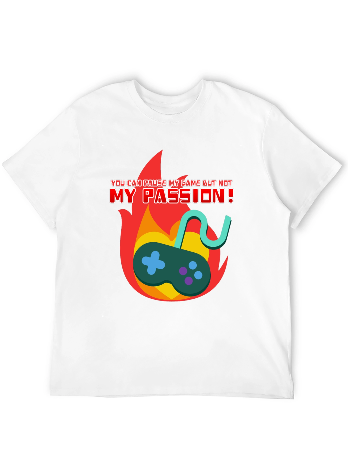 Gaming Passion T-Shirt: Pause the Game Not the Drive!