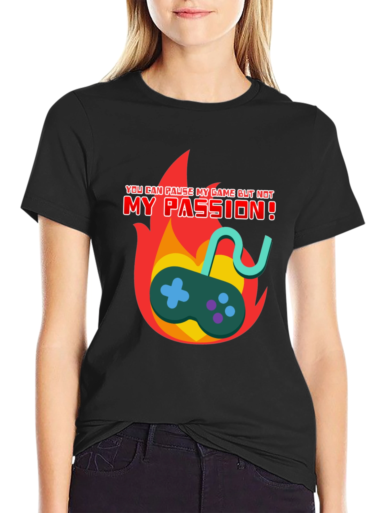 Gaming Passion T-Shirt: Pause the Game Not the Drive!