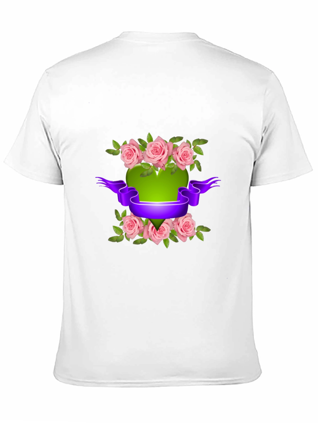 Floral Heart T-Shirt - Stylish Design