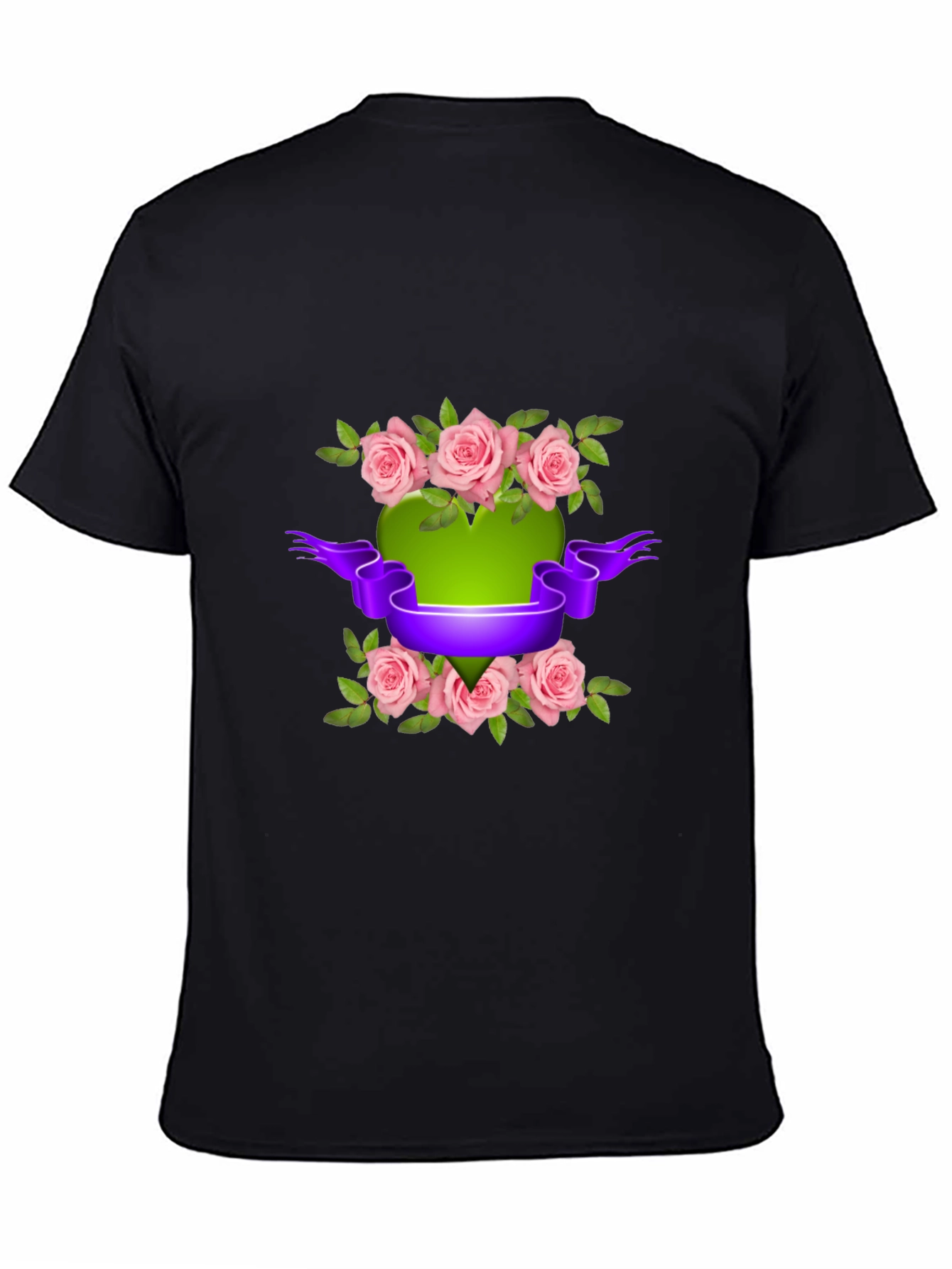 Floral Heart T-Shirt - Stylish Design