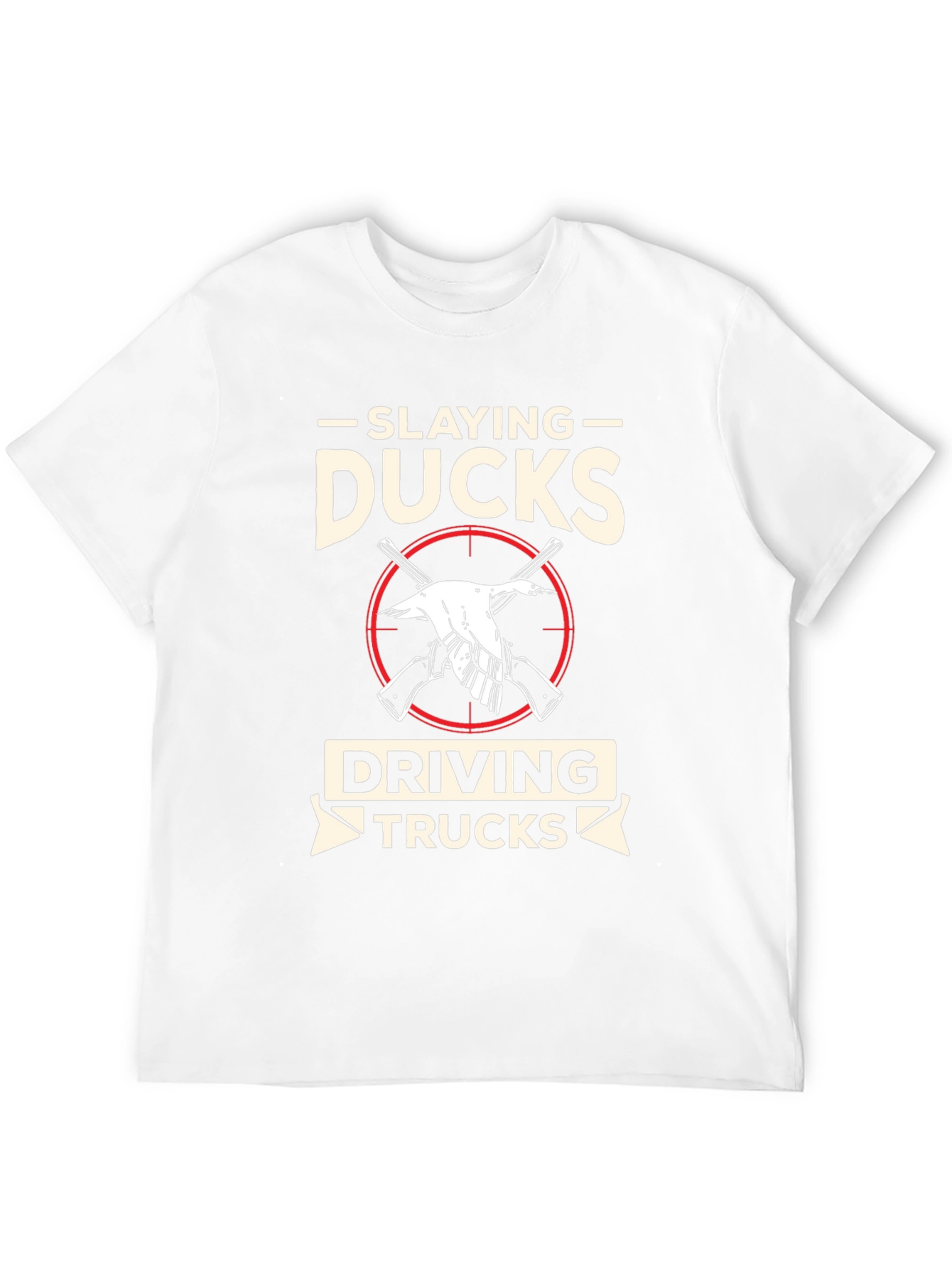 Slaying Ducks Driving Trucks Graphic Tee