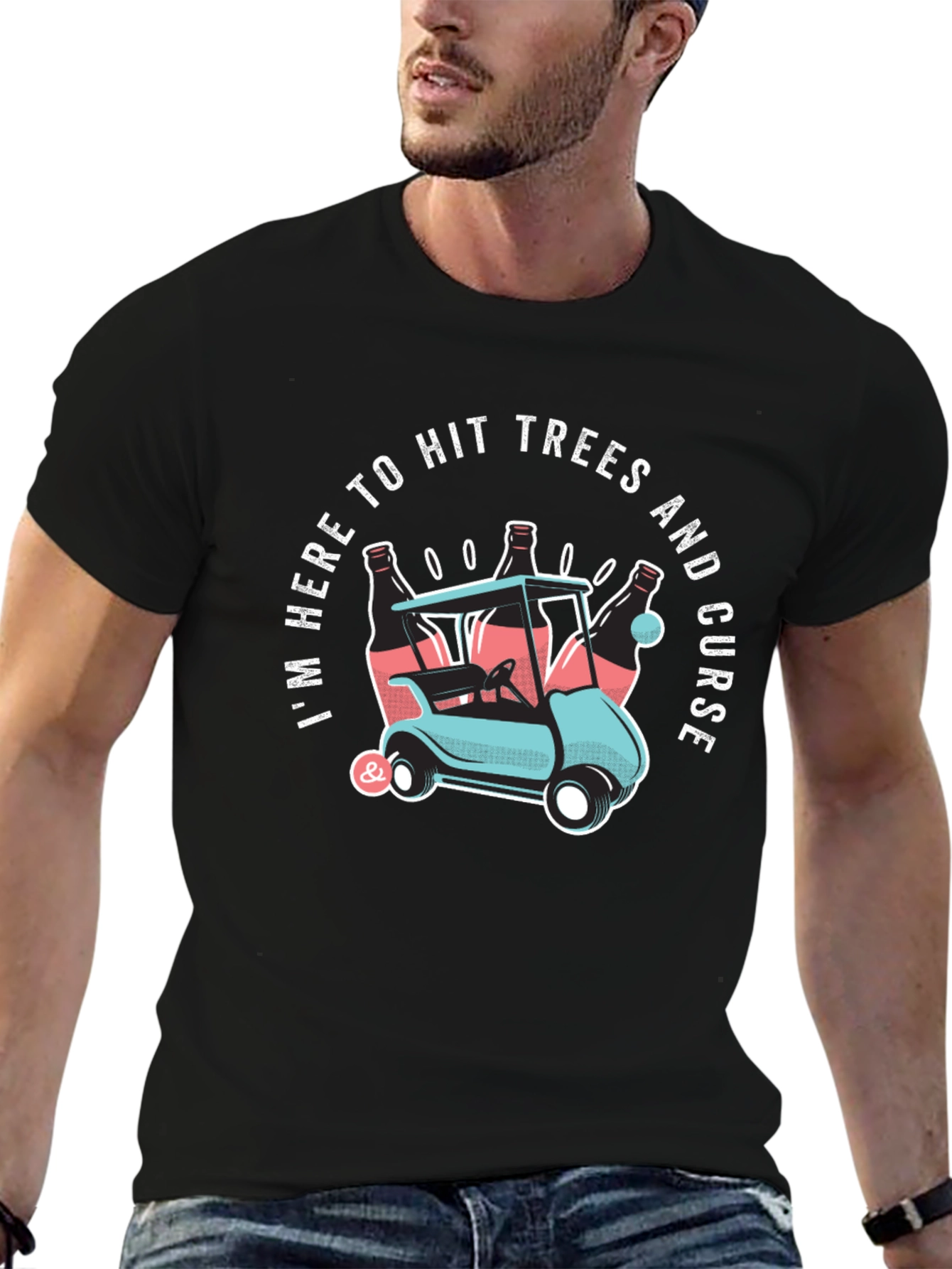 Hit Trees and Curse Golf T-Shirt