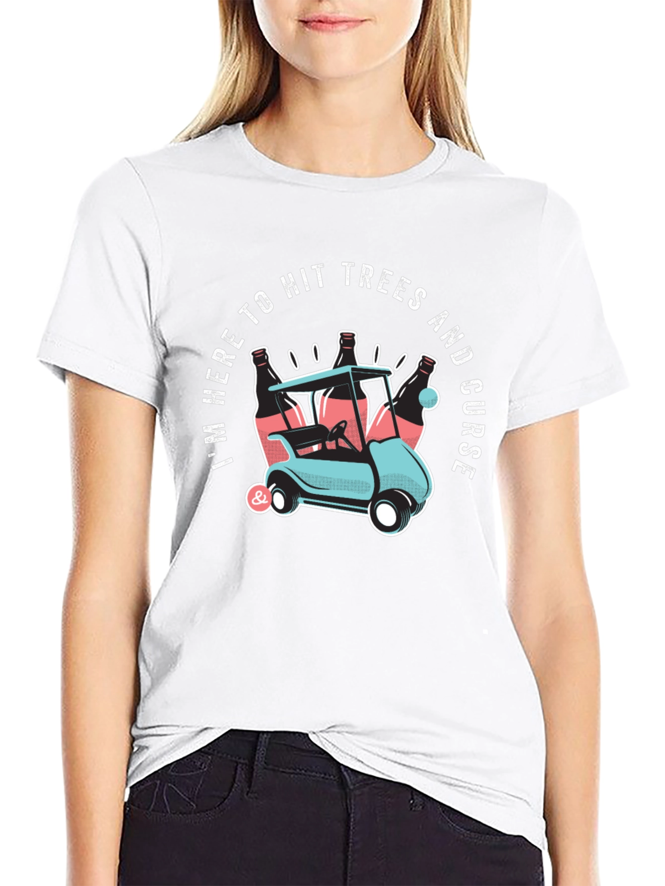 Hit Trees and Curse Golf T-Shirt