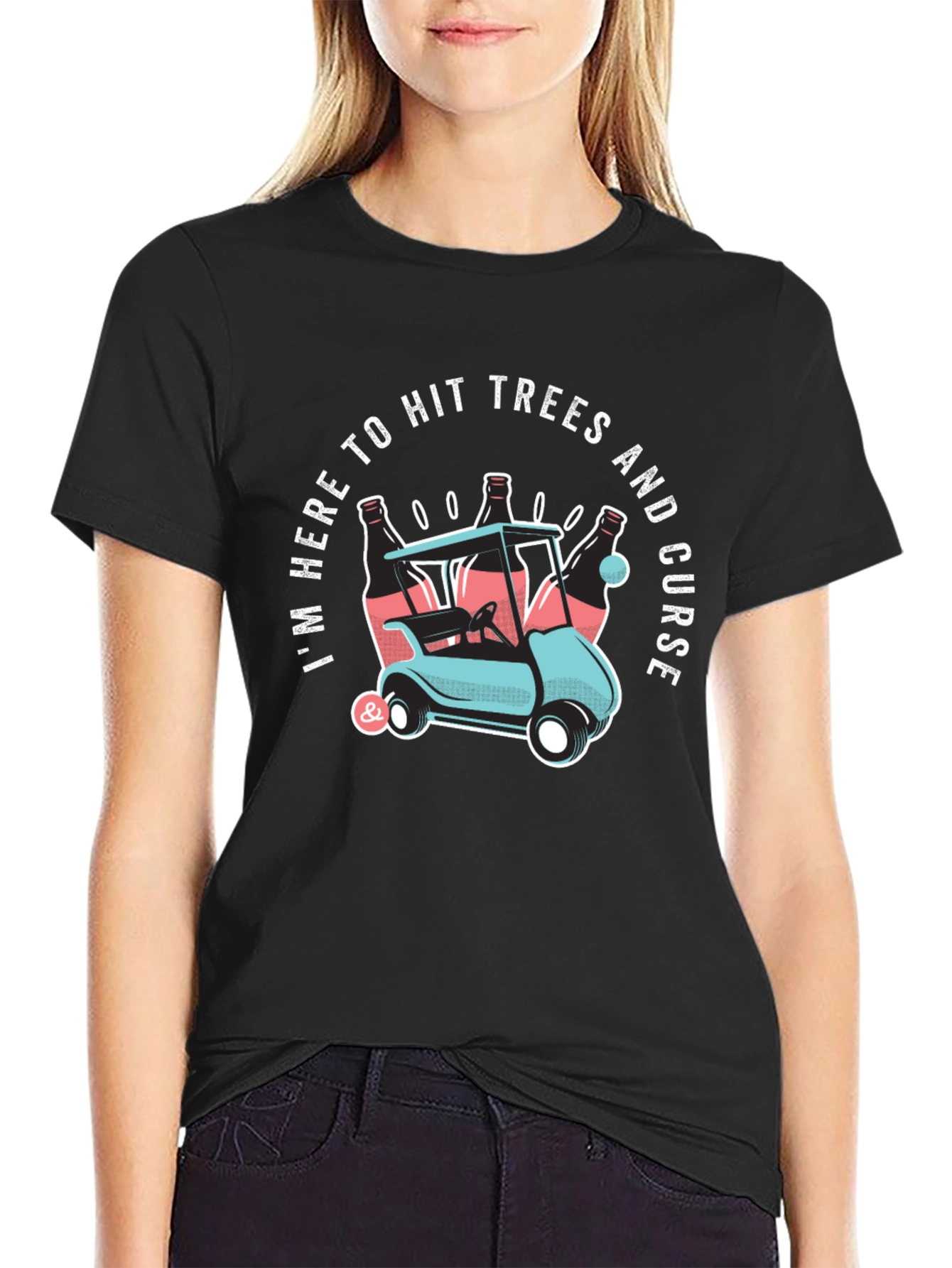 Hit Trees and Curse Golf T-Shirt