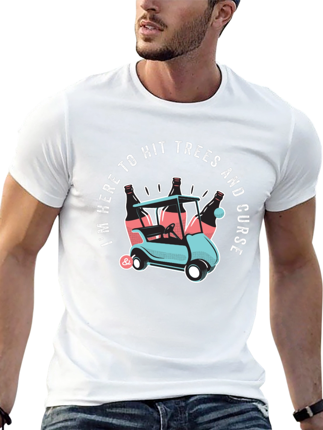 Hit Trees and Curse Golf T-Shirt