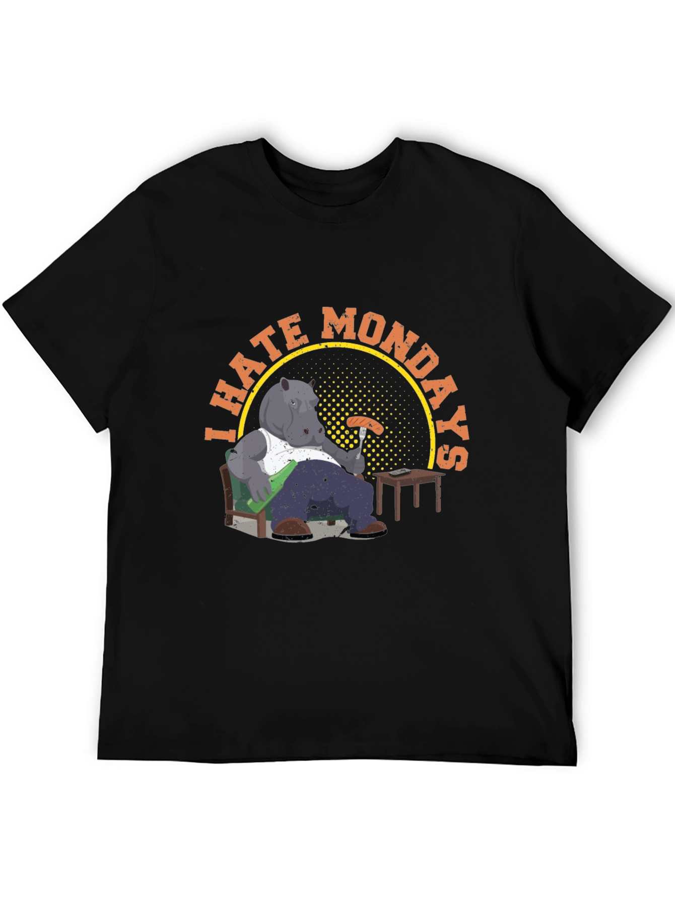 I Hate Mondays Hippo T-Shirt