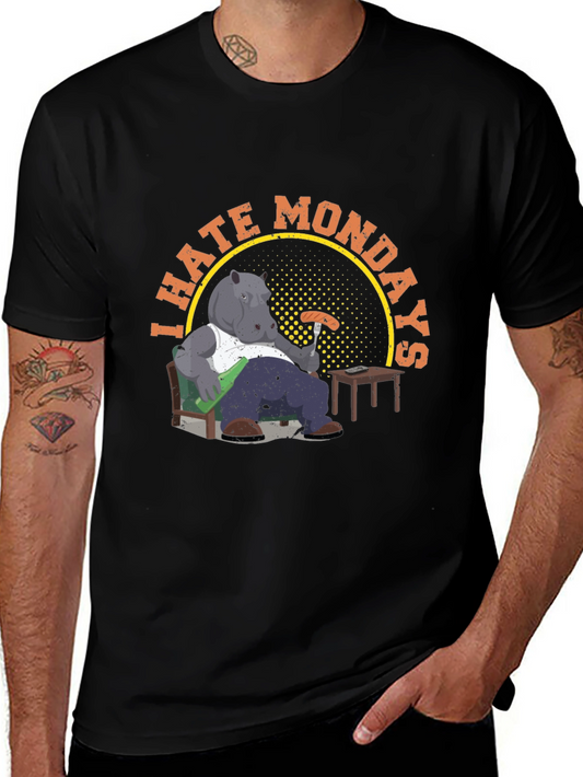 I Hate Mondays Hippo T-Shirt