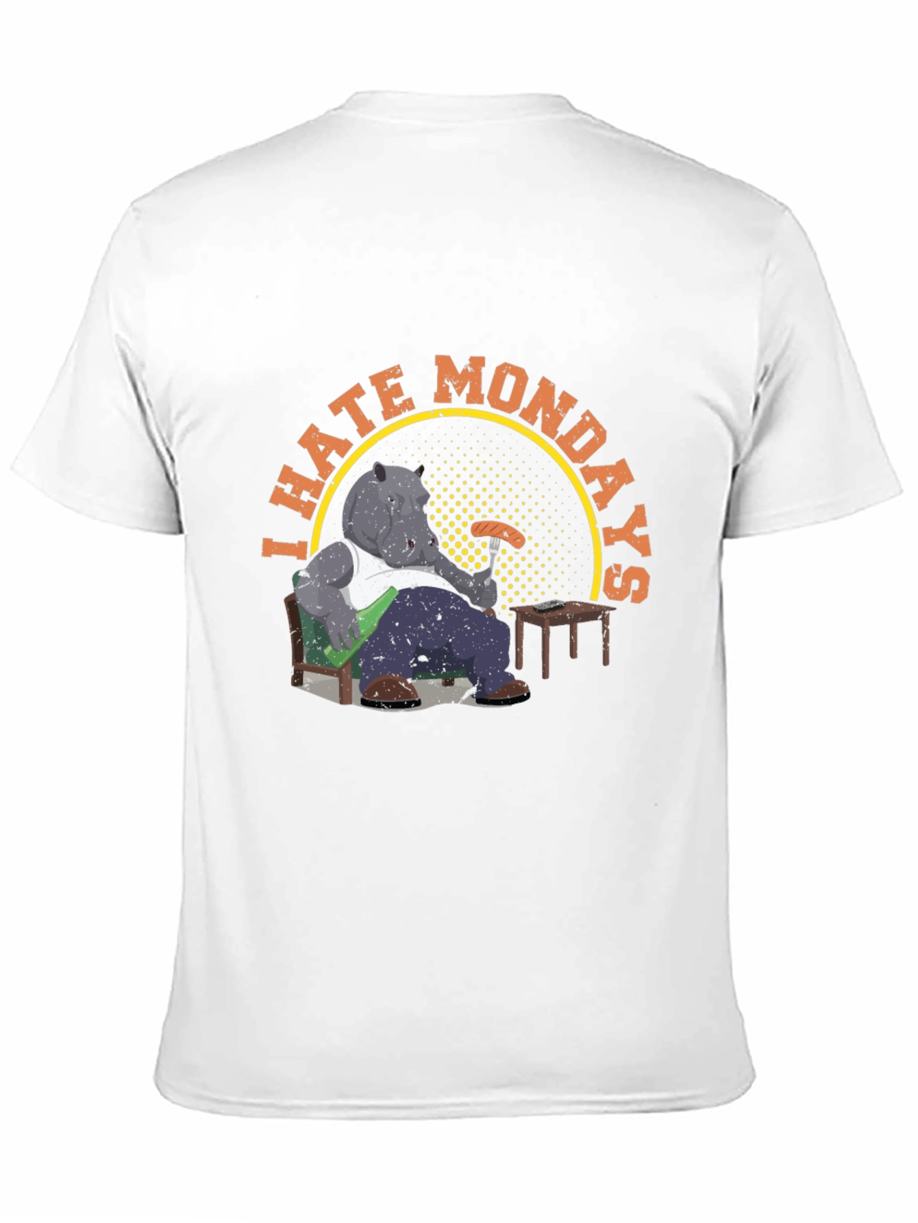 I Hate Mondays Hippo T-Shirt